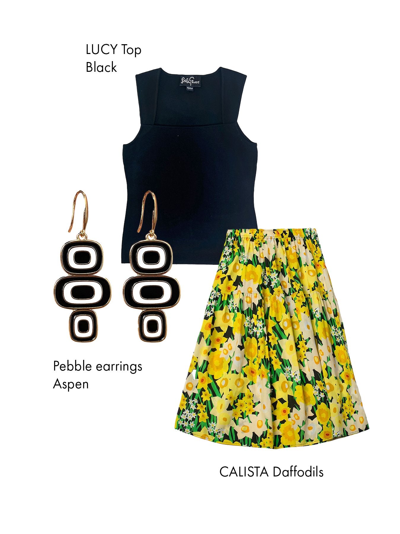 LUCY top Black - Lesley Evers-Best Seller-Shop-Shop/All Products