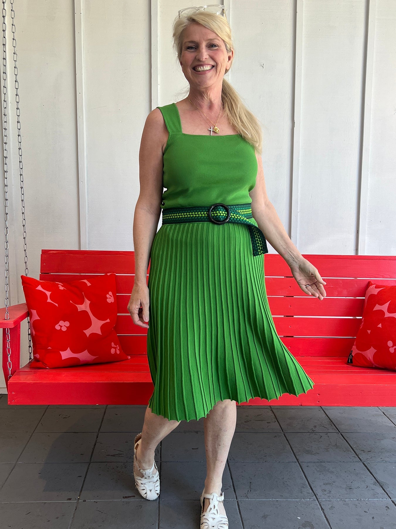 LUCY top Green - Lesley Evers - Best Seller - lucy top - Shop