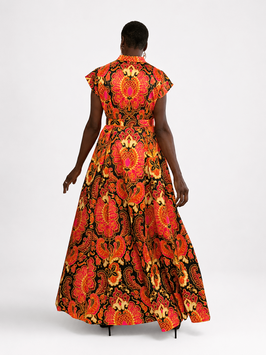 MADELEINE dress Paisley Sunset - Lesley Evers-Dress-formal-gown