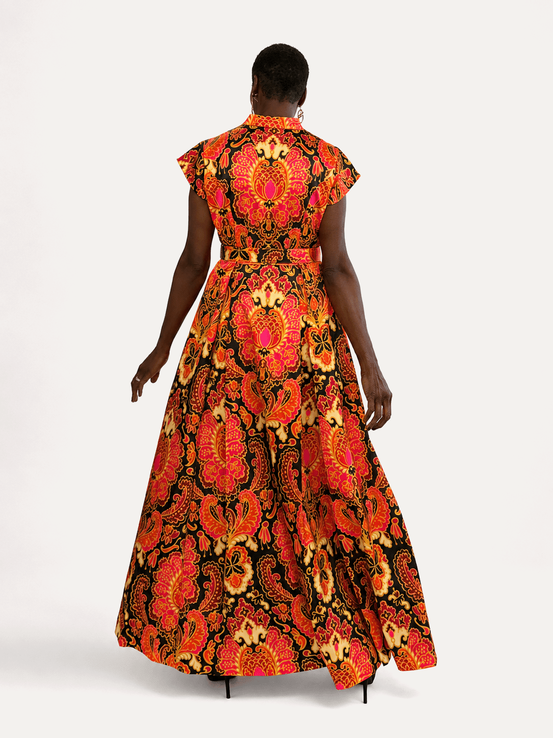MADELEINE dress Paisley Sunset - Lesley Evers-Dress-formal-gown