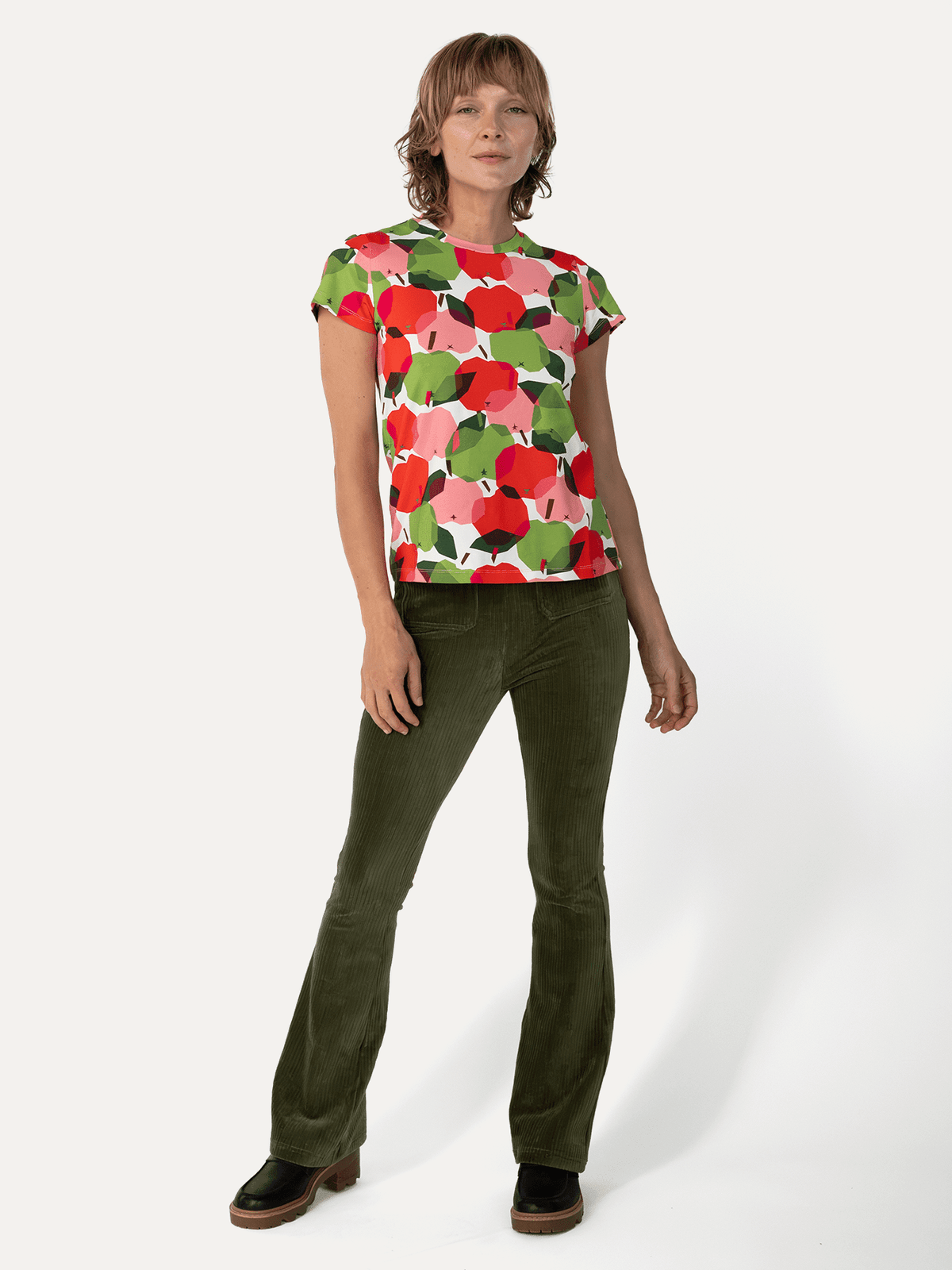 MAISIE cotton tee Apples - Lesley Evers-Best Seller-Shop-Shop/All Products