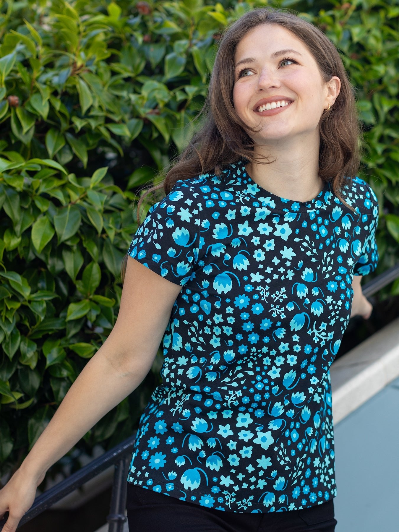 MAISIE cotton tee Blossom Breeze Blue - Lesley Evers - Best Seller - Shop - Shop/All Products