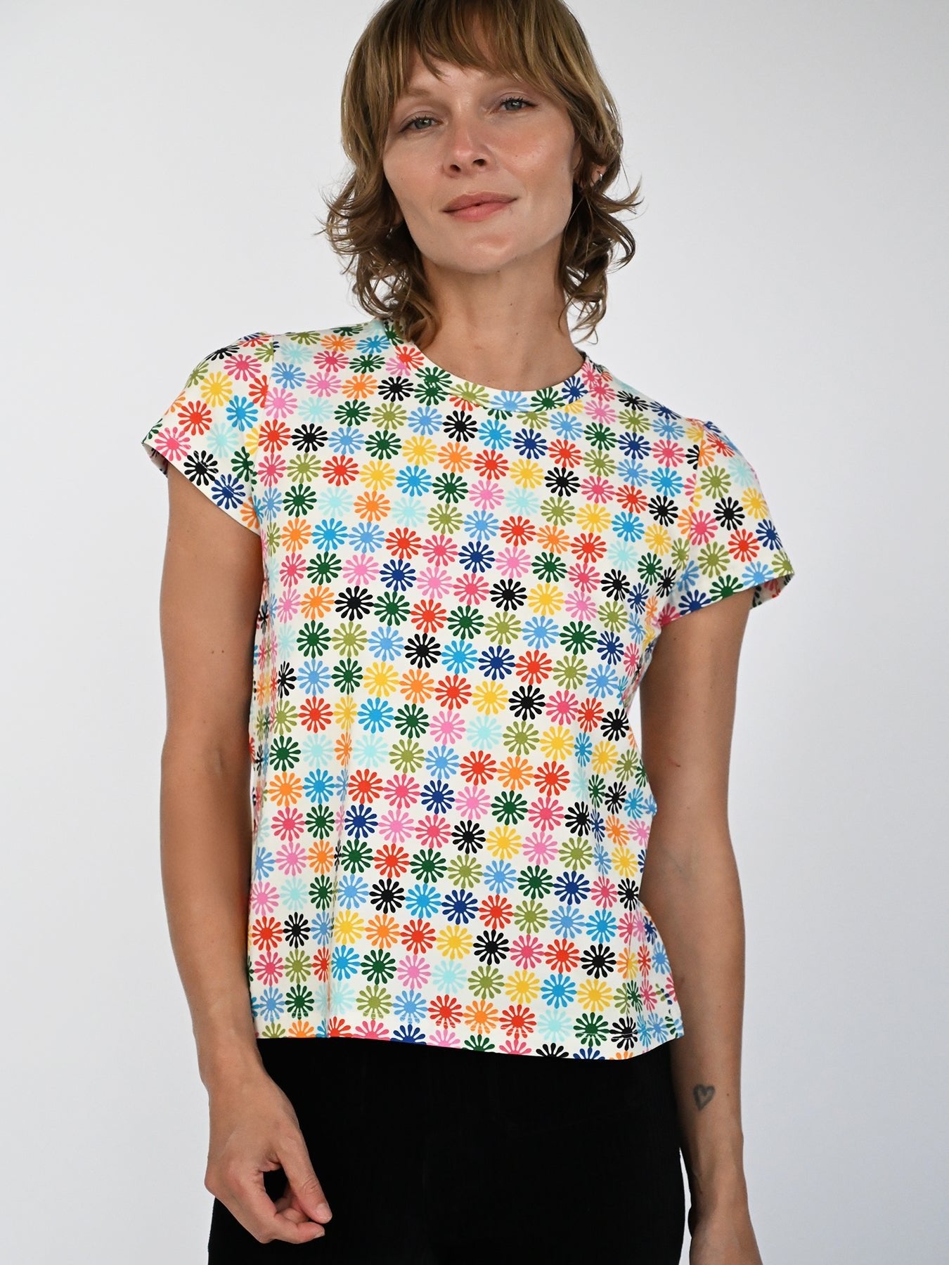 MAISIE cotton tee Spritz Multi - Lesley Evers-Best Seller-new-Shop