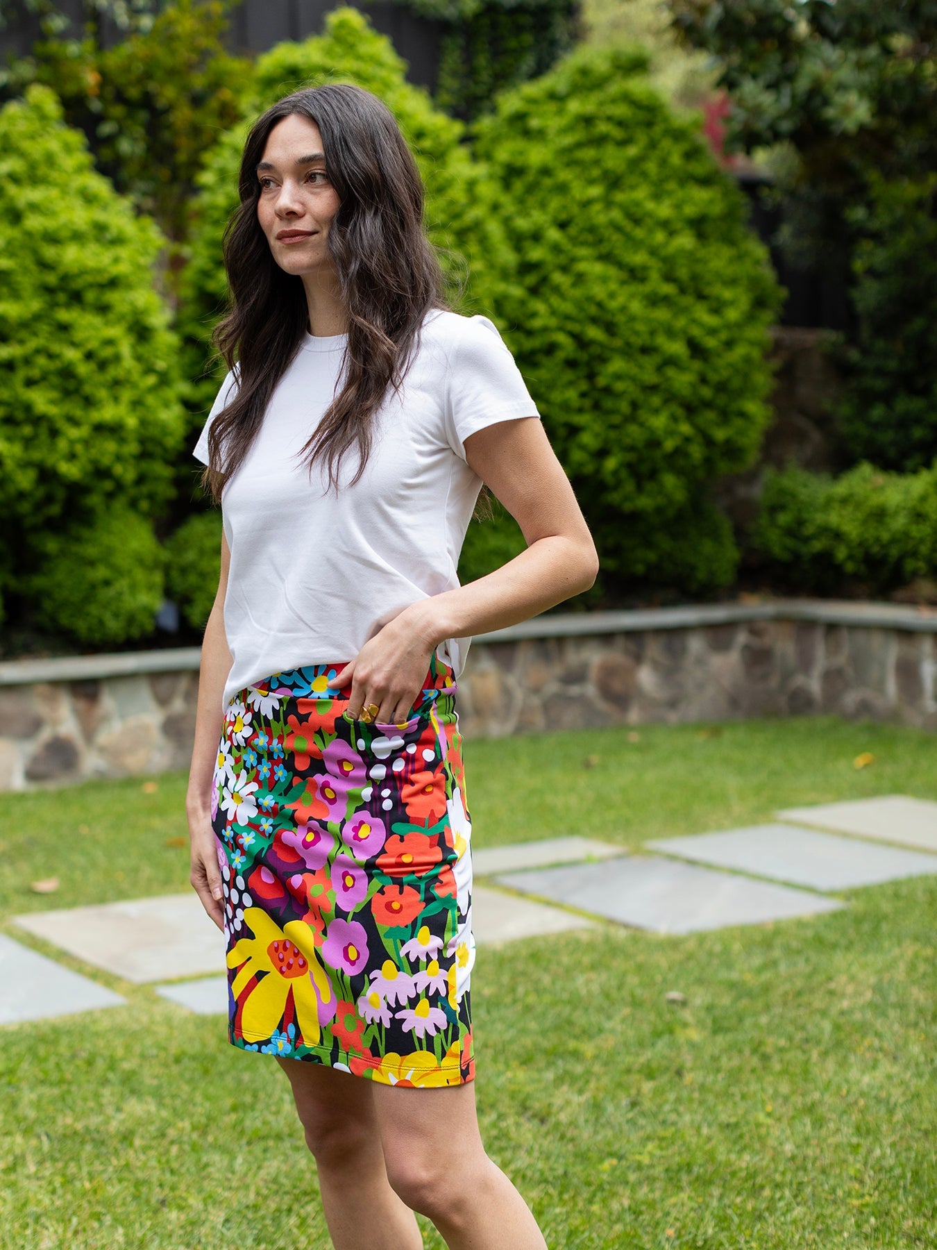 MAISIE cotton tee White - Lesley Evers - Best Seller - maisie solid - Shop