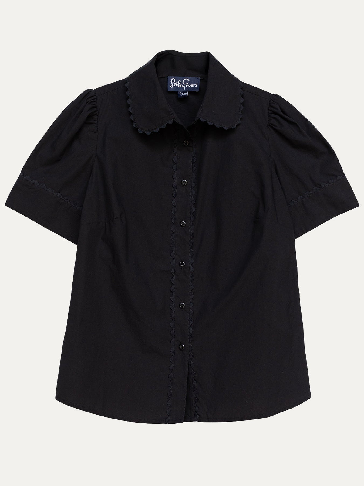 MANDY blouse Black - Lesley Evers-mandy solid-Shop-Shop/All Products