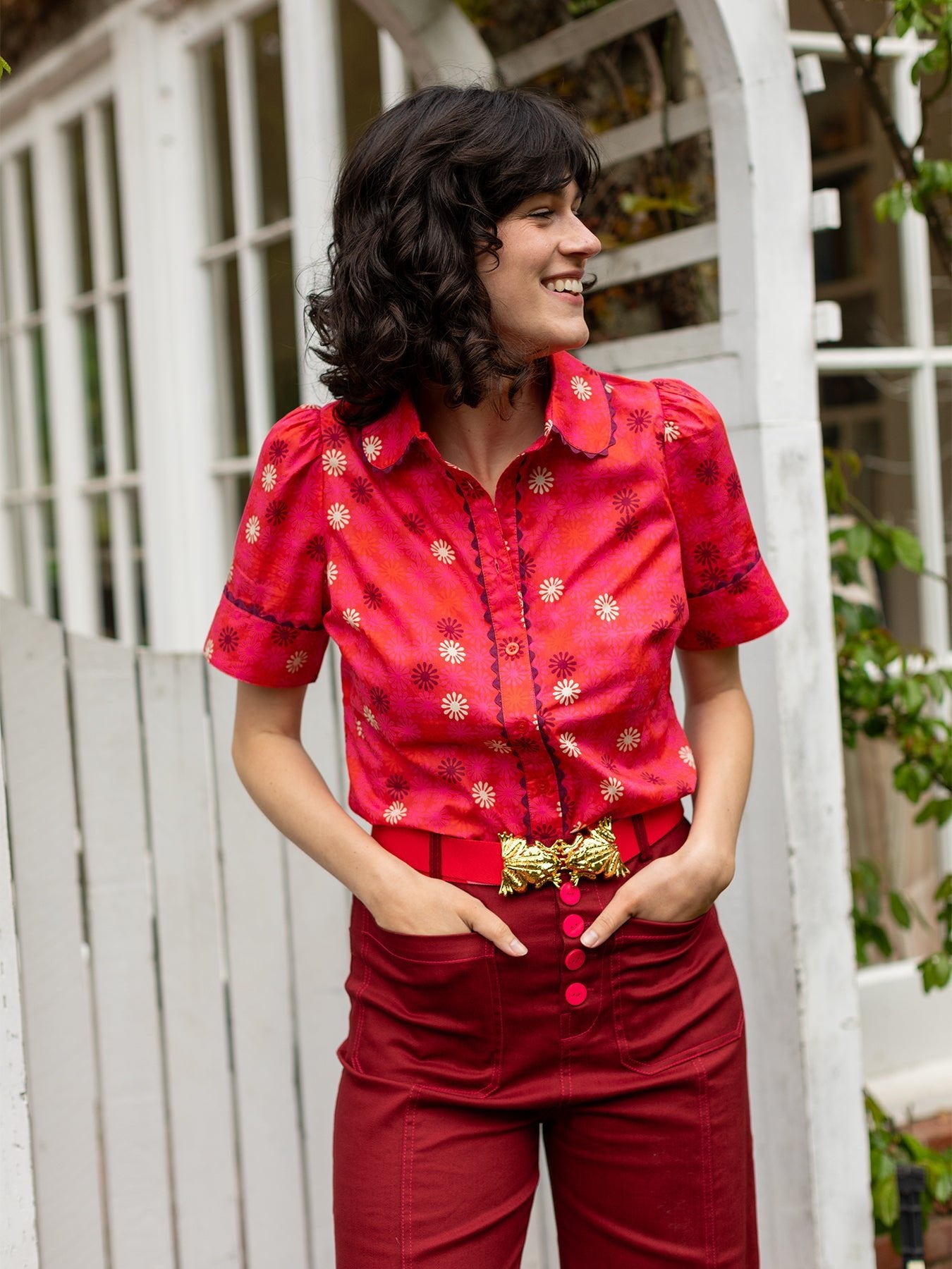 MANDY blouse Spritz Pink - Lesley Evers - Pink - pink blouse - Shop