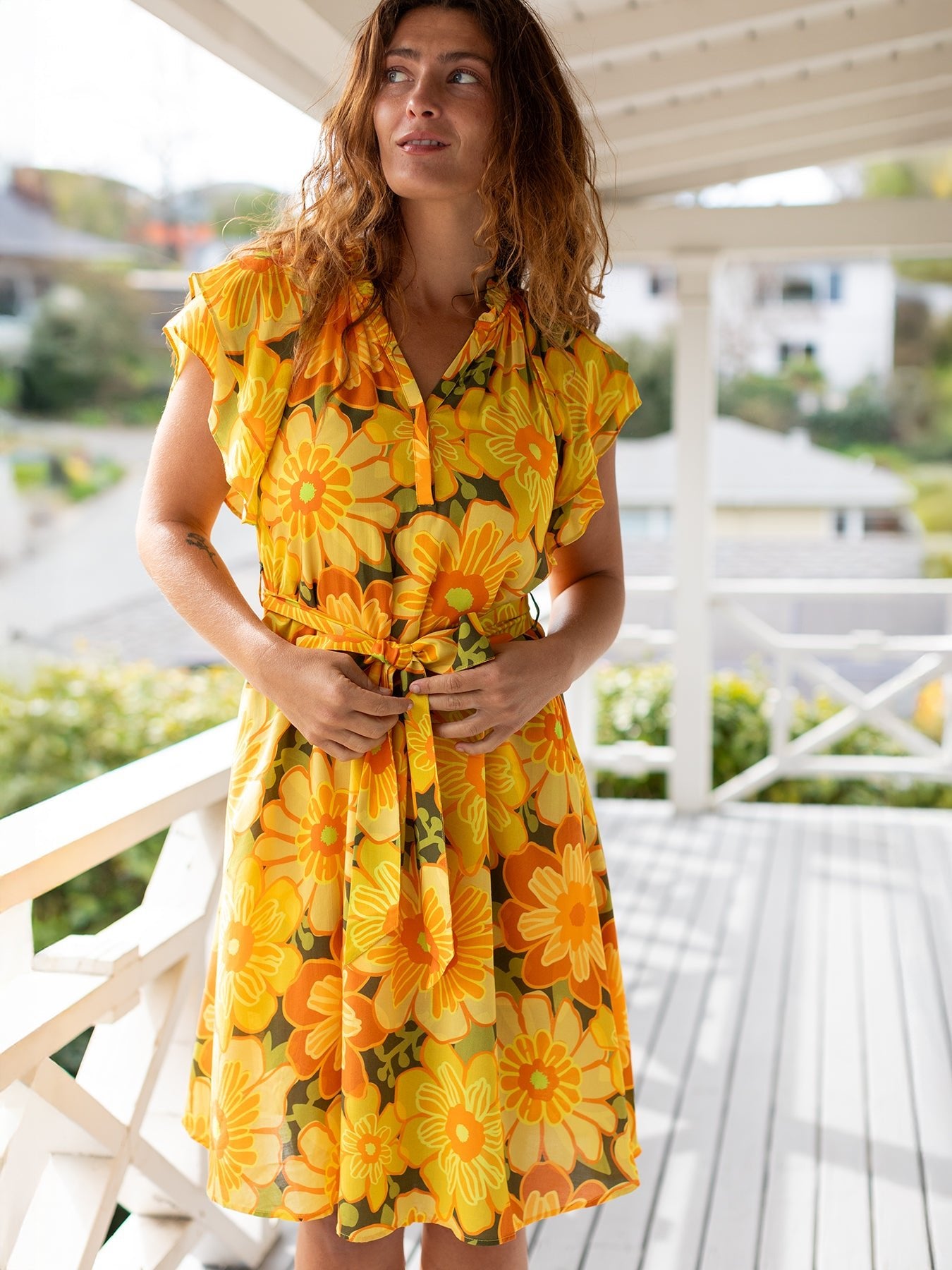 MATILDA Camellia - Lesley Evers - ARDEN - Dress - Knee Length Dress