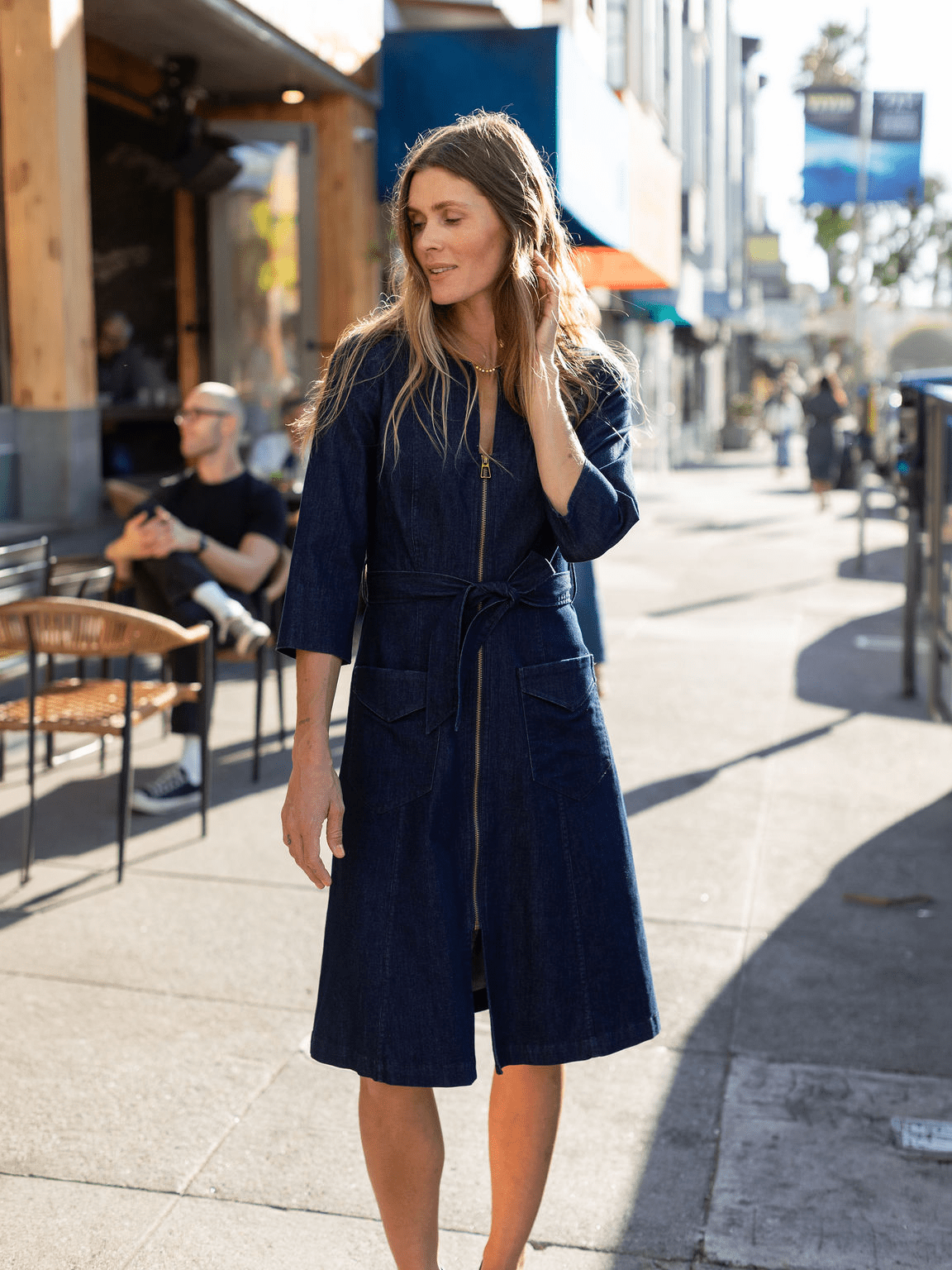 MILLICENT Denim - Lesley Evers-Best Seller-denim-Dress