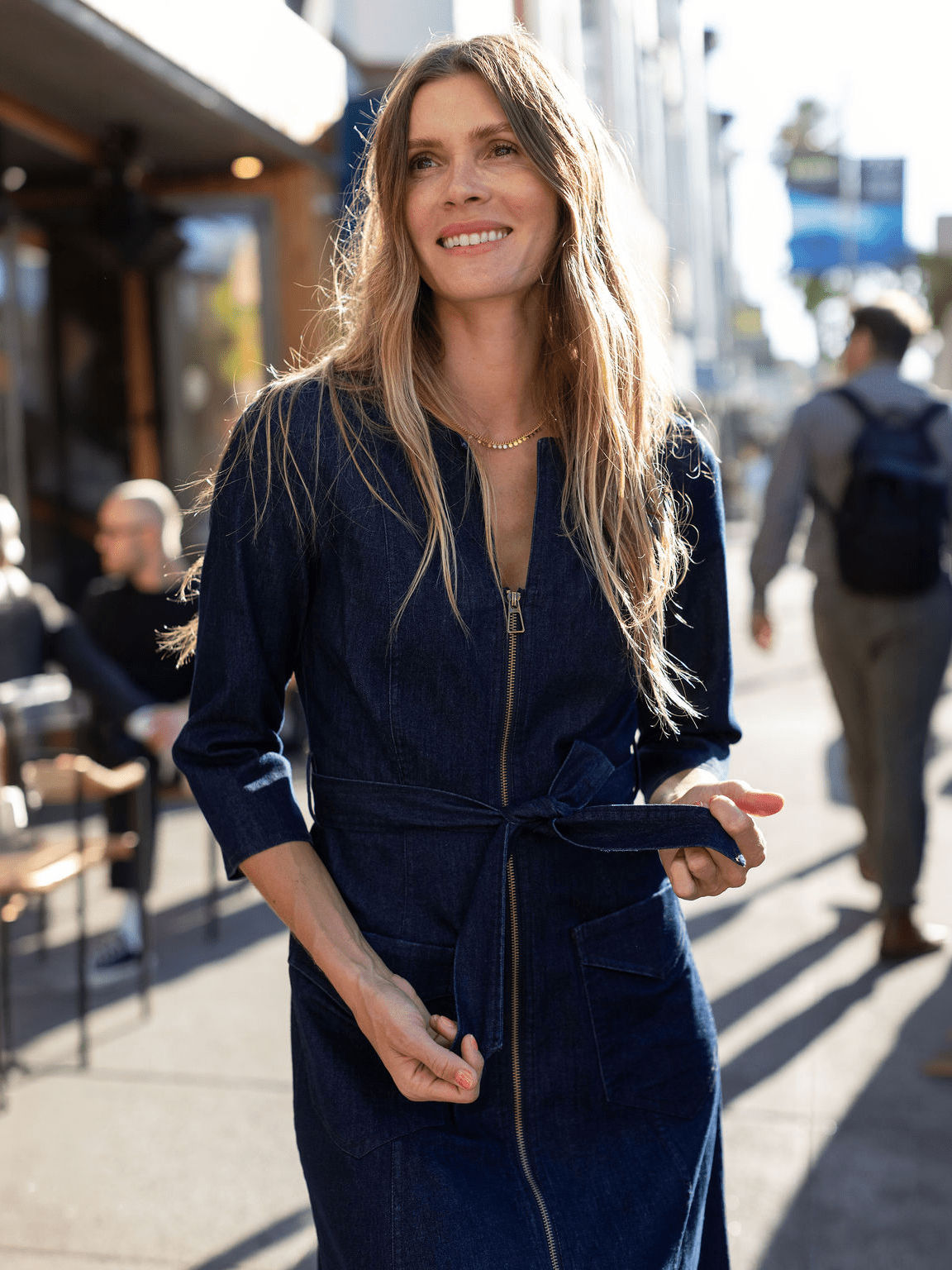 MILLICENT Denim - Lesley Evers-Best Seller-denim-Dress
