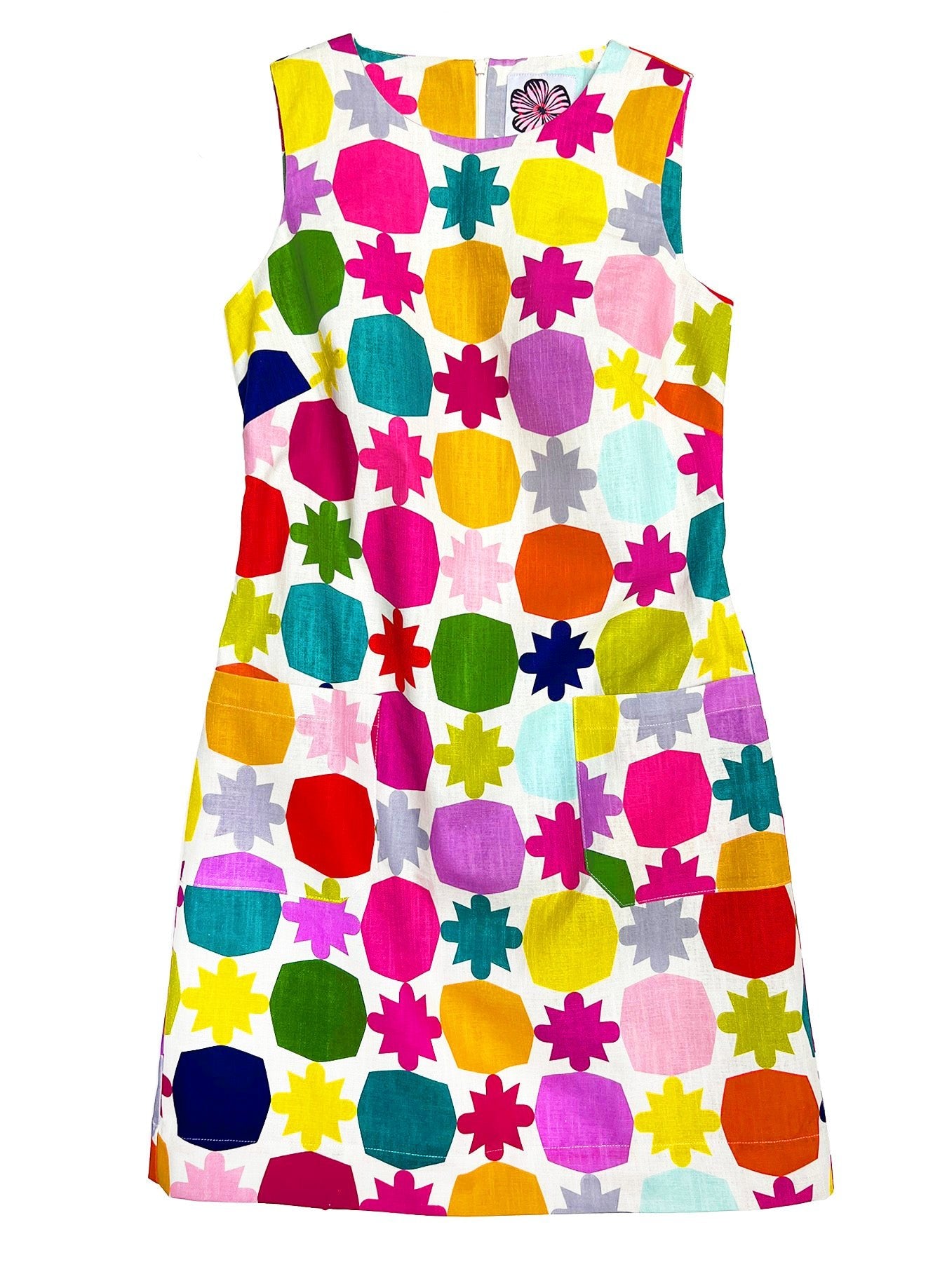 MOLLY dress Carousel - Lesley Evers-carousel-cotton dress-Dress