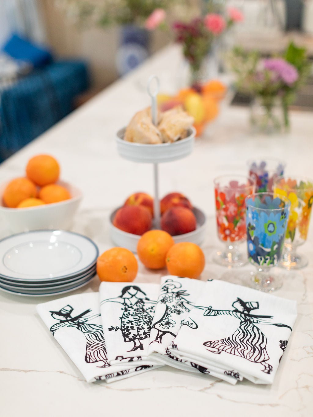 NAPKINS set of 4 Friends - Lesley Evers - Home -