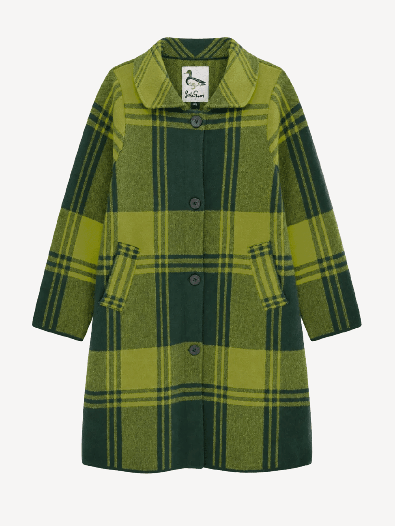 NATALIE coat Pine Plaid - Lesley Evers-Best Seller-coat-outerwear