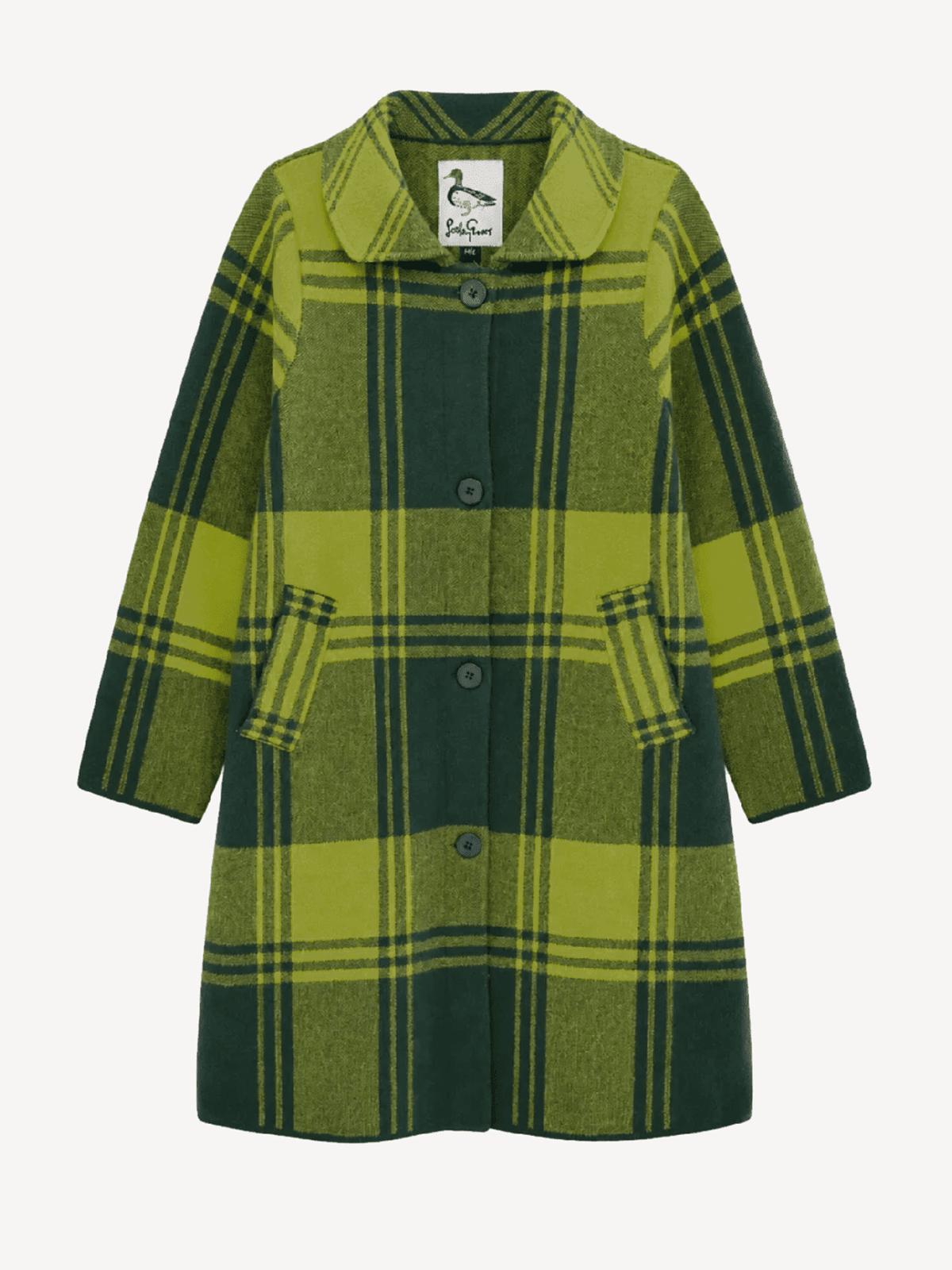 NATALIE coat Pine Plaid - Lesley Evers-Best Seller-coat-outerwear