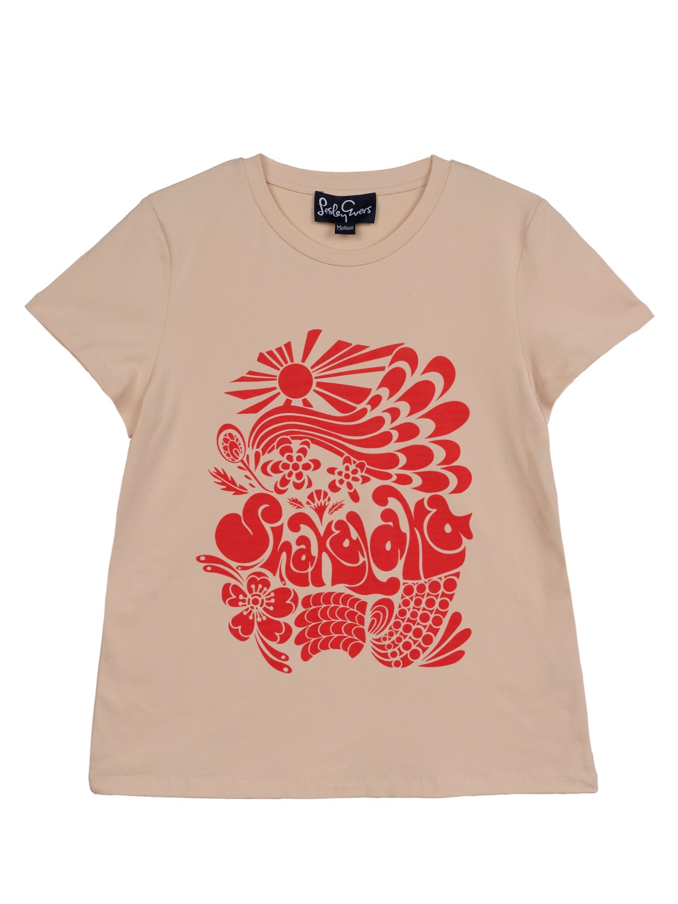 NELLIE graphic tee Shakalaka Peach - Lesley Evers - graphic - graphic tee - nellie