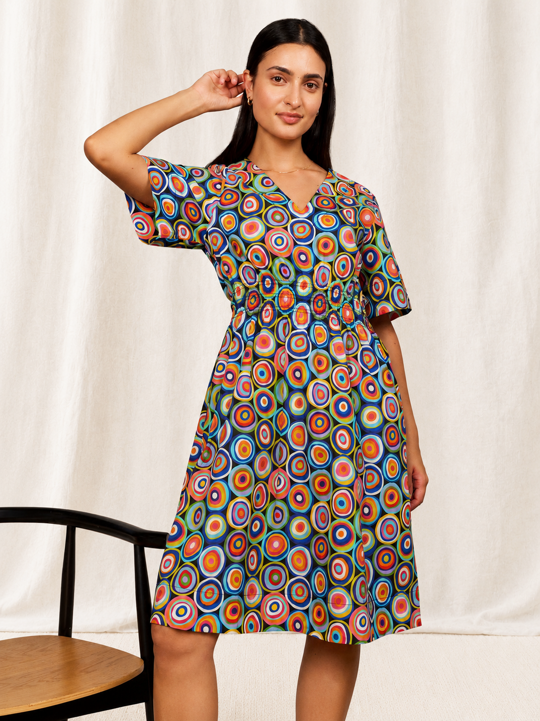 NINA dress Pismo Multi - Lesley Evers - Dress - new - New Arrivals