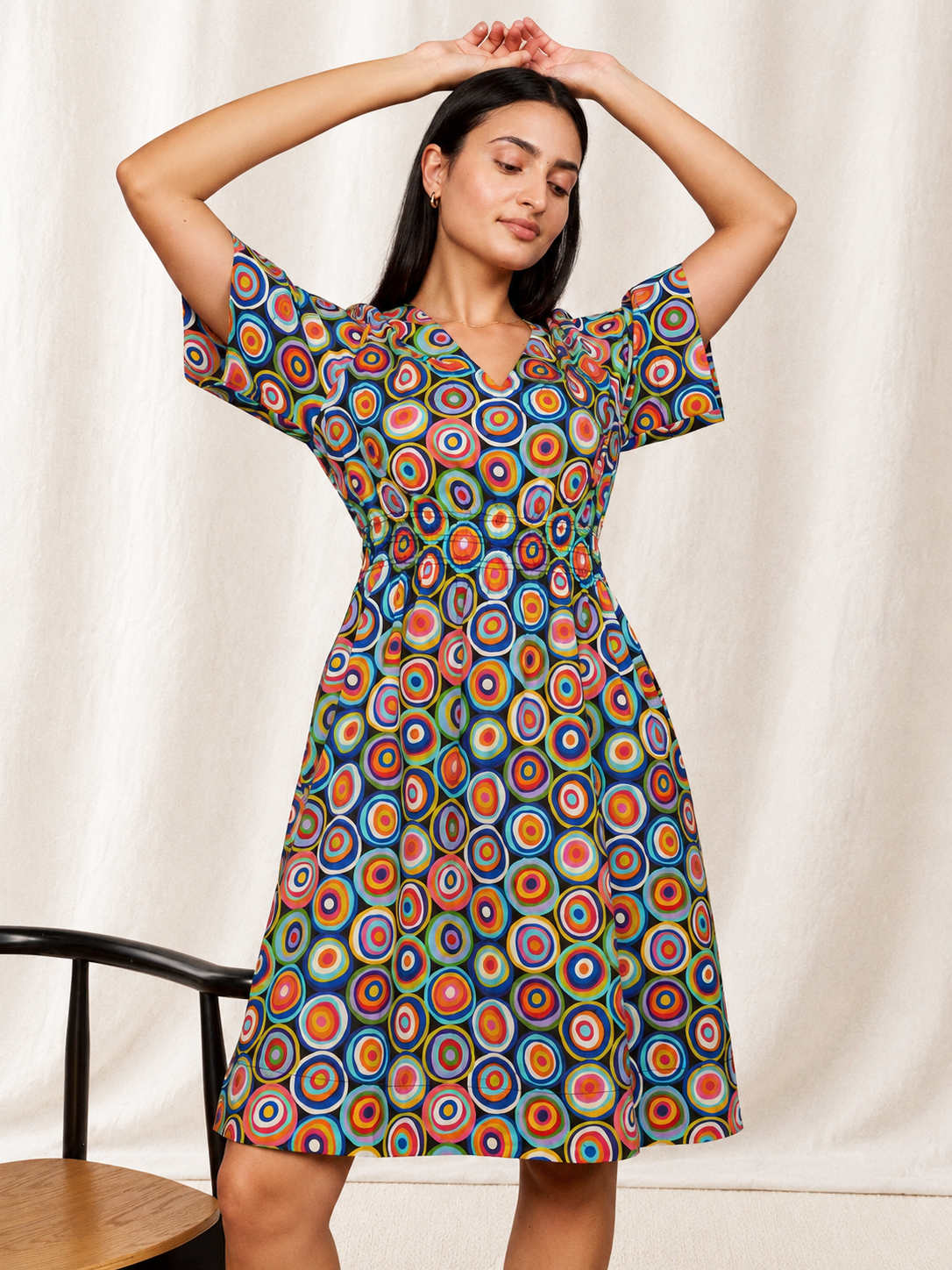 NINA dress Pismo Multi - Lesley Evers - Dress - new - New Arrivals