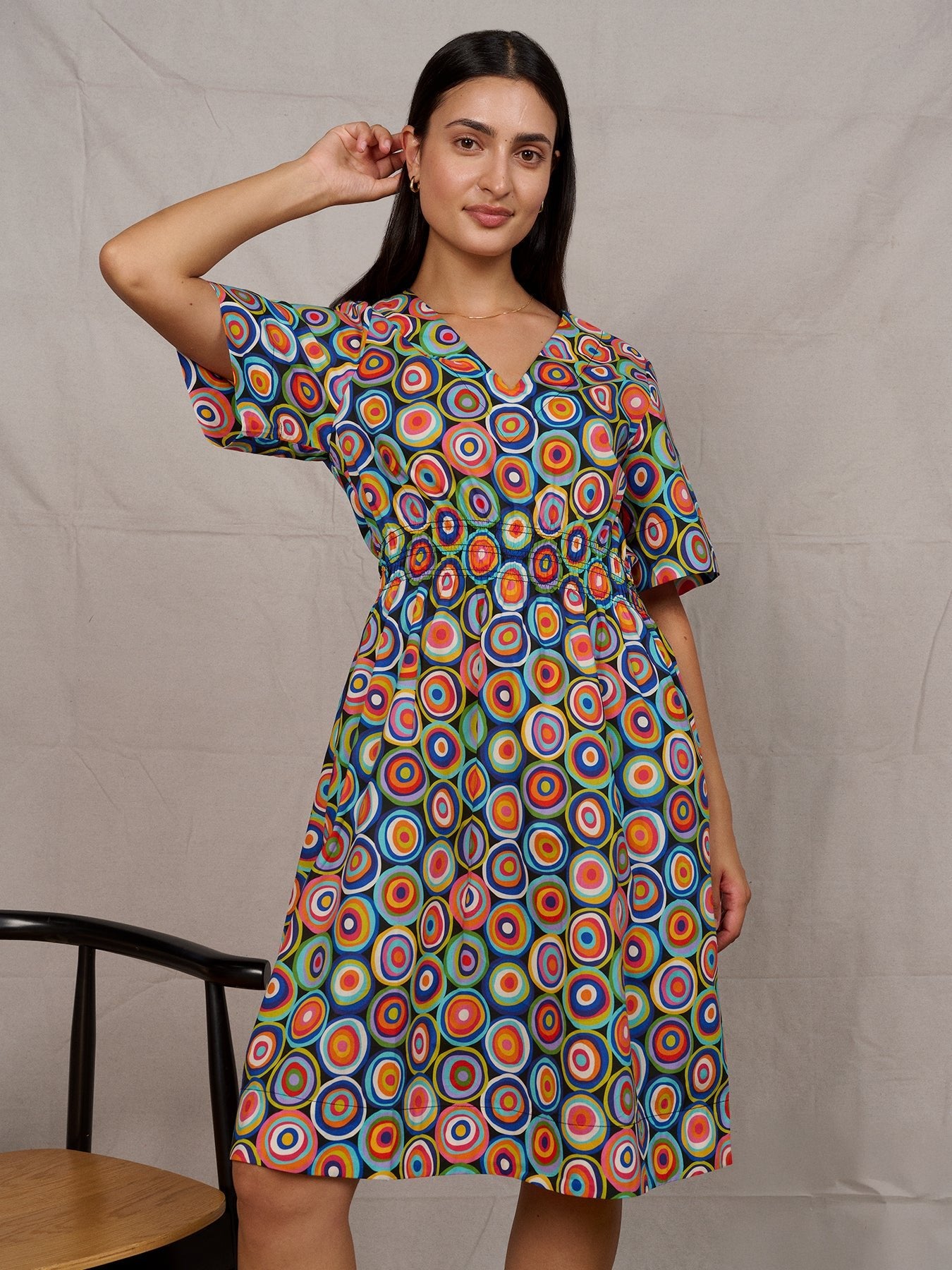 NINA dress Pismo Multi - Lesley Evers - Dress - Nina - Shop