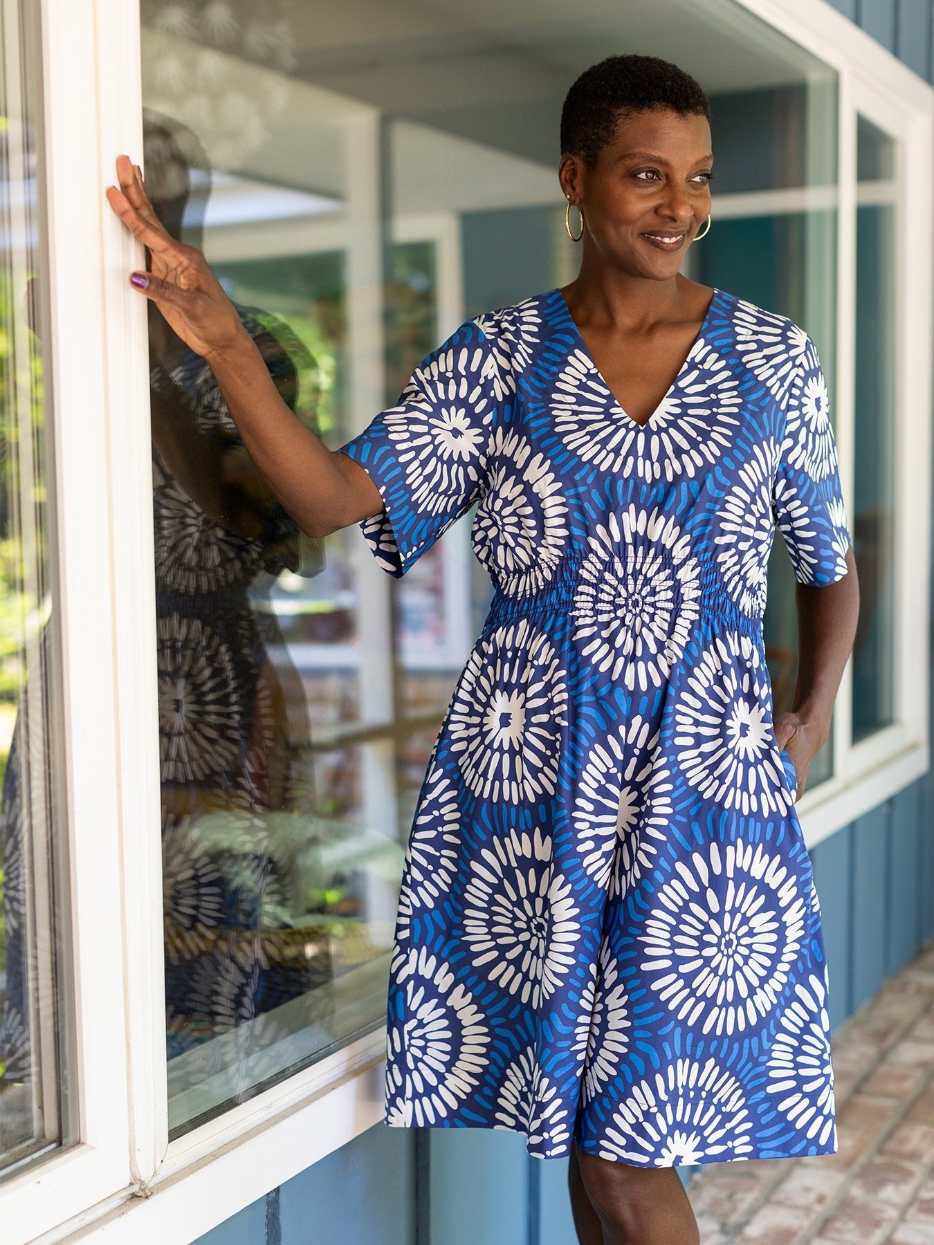 NINA dress Radiant Blue - Lesley Evers - Dress - Nina - Shop