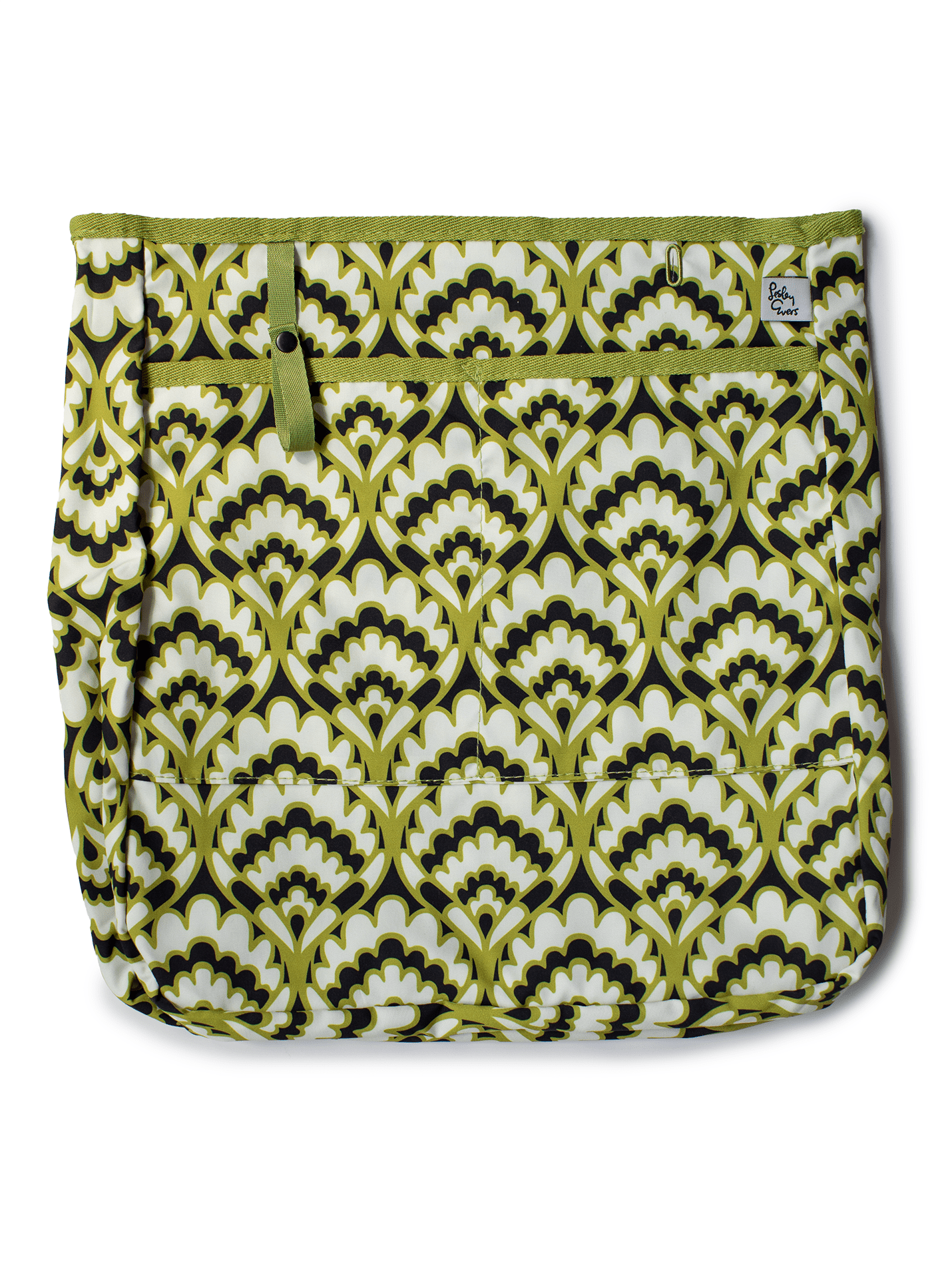 NORA LINER Geo Shell Olive - Lesley Evers - Accessories - carryon bag - Giftable