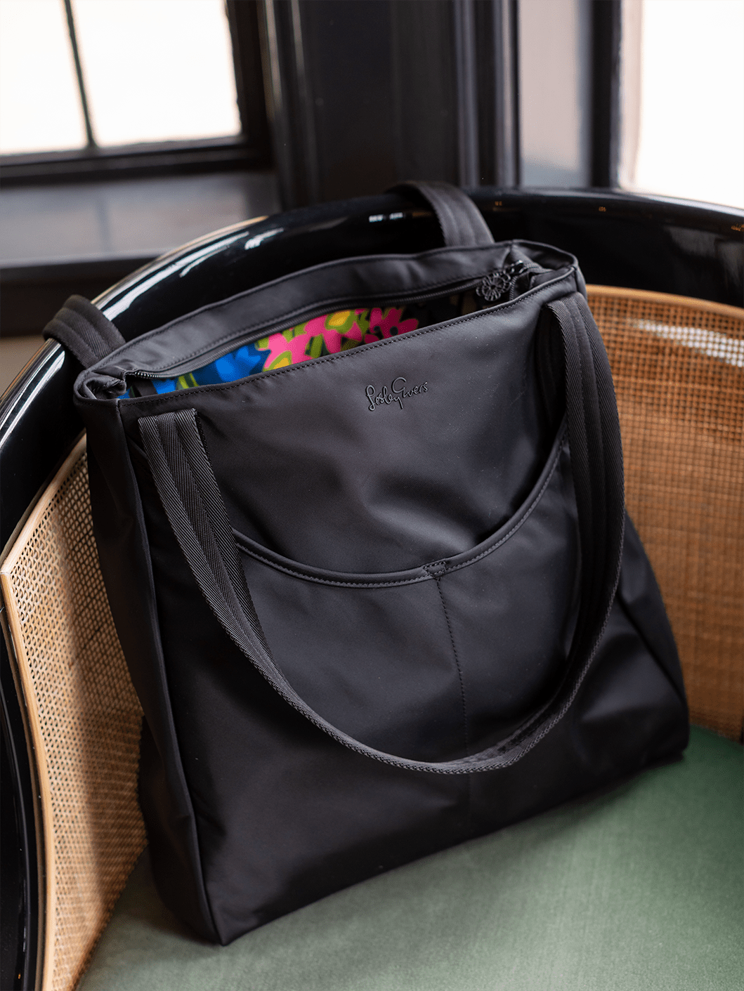 NORA tote Black - Lesley Evers - Accessories - carryon bag - Giftable