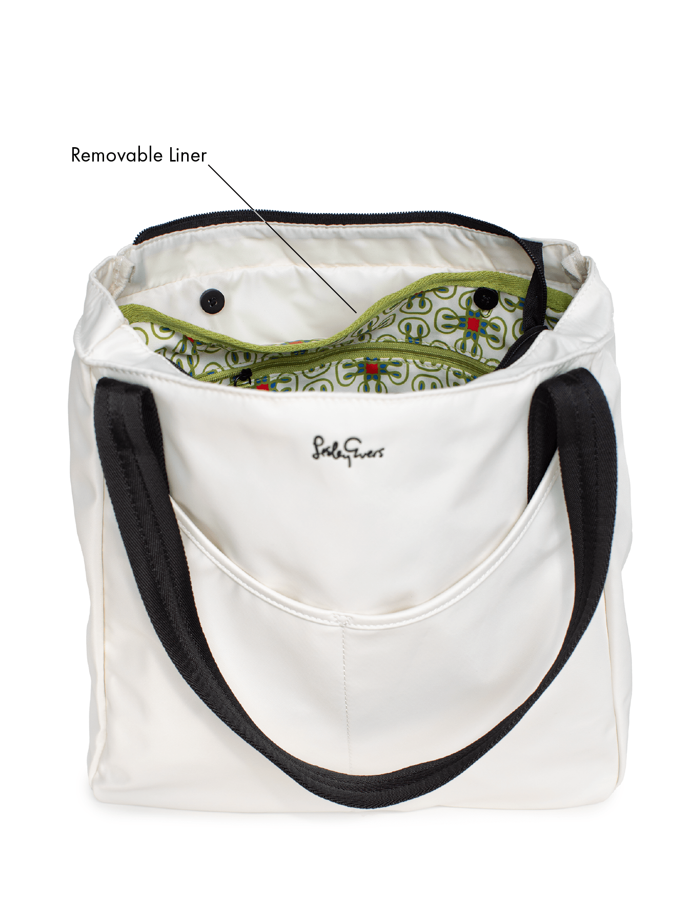 NORA tote Ivory - Lesley Evers - Accessories - carryon bag - Giftable