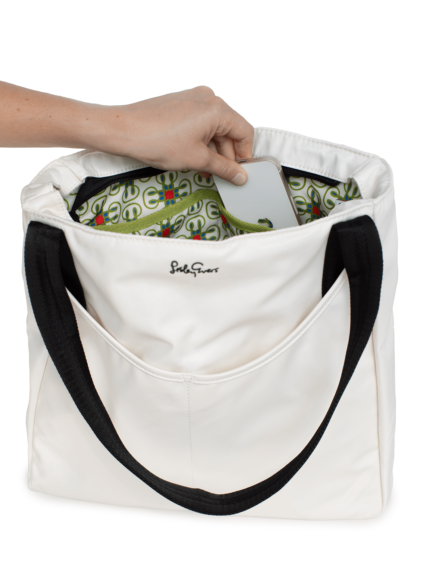 NORA tote Ivory - Lesley Evers - Accessories - carryon bag - Giftable