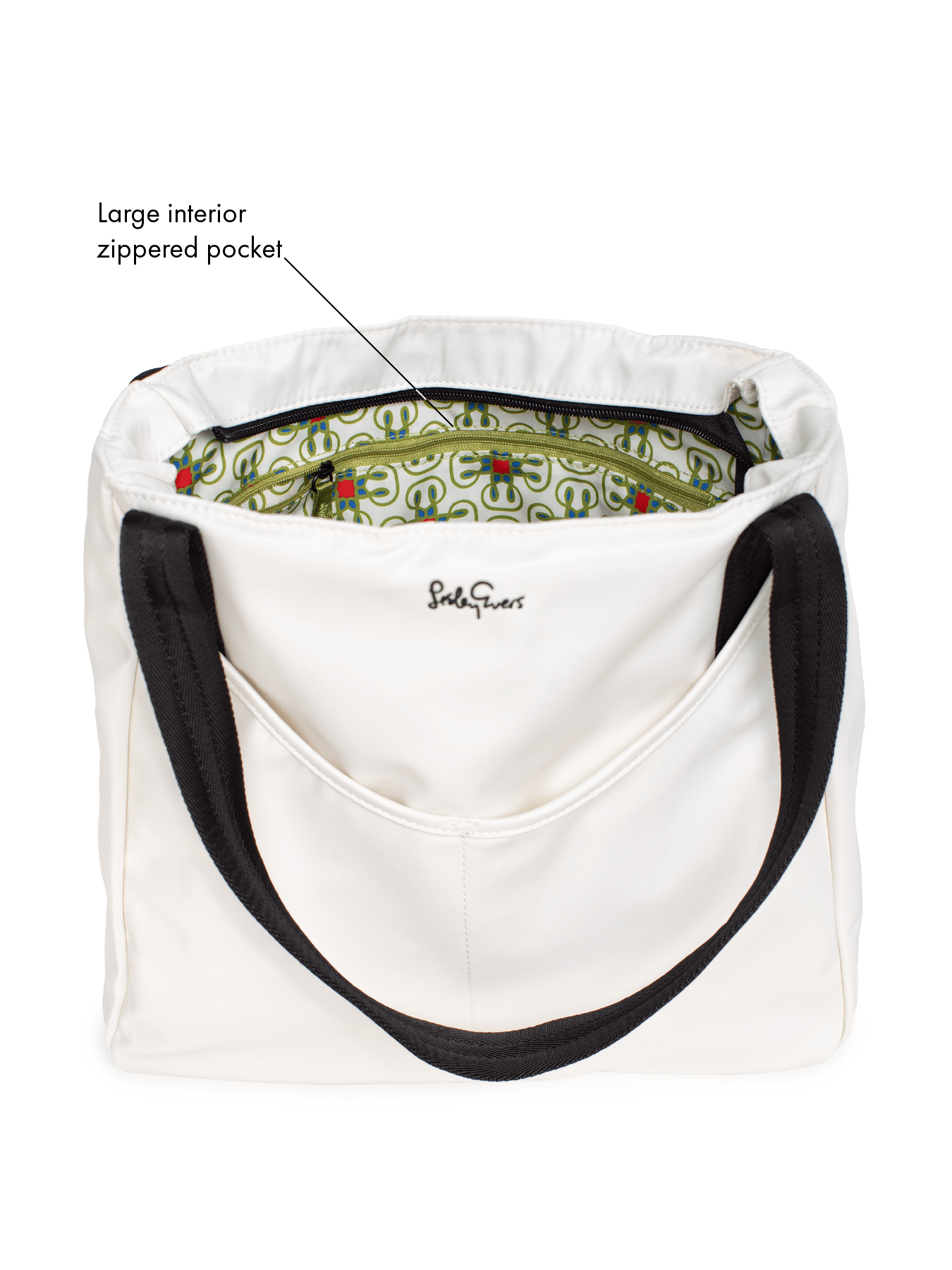 NORA tote Ivory - Lesley Evers - Accessories - carryon bag - Giftable