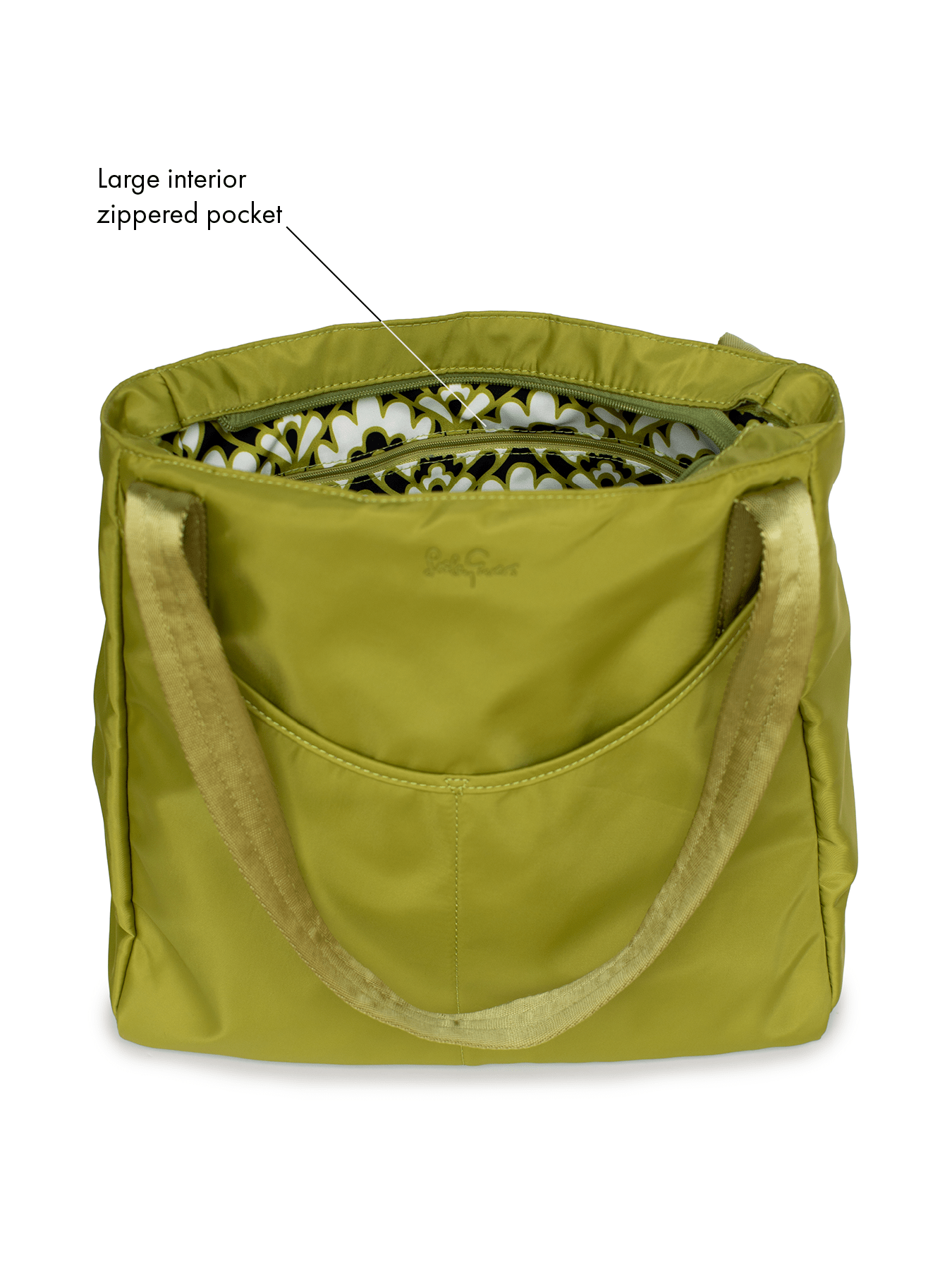 NORA tote Olive - Lesley Evers - Accessories - carryon bag - Giftable