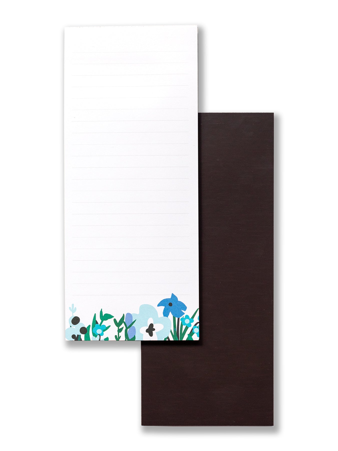 NOTEPAD SET Garden Oasis Blue - Lesley Evers - A5 - A5 Notebook - daffodils pink and green
