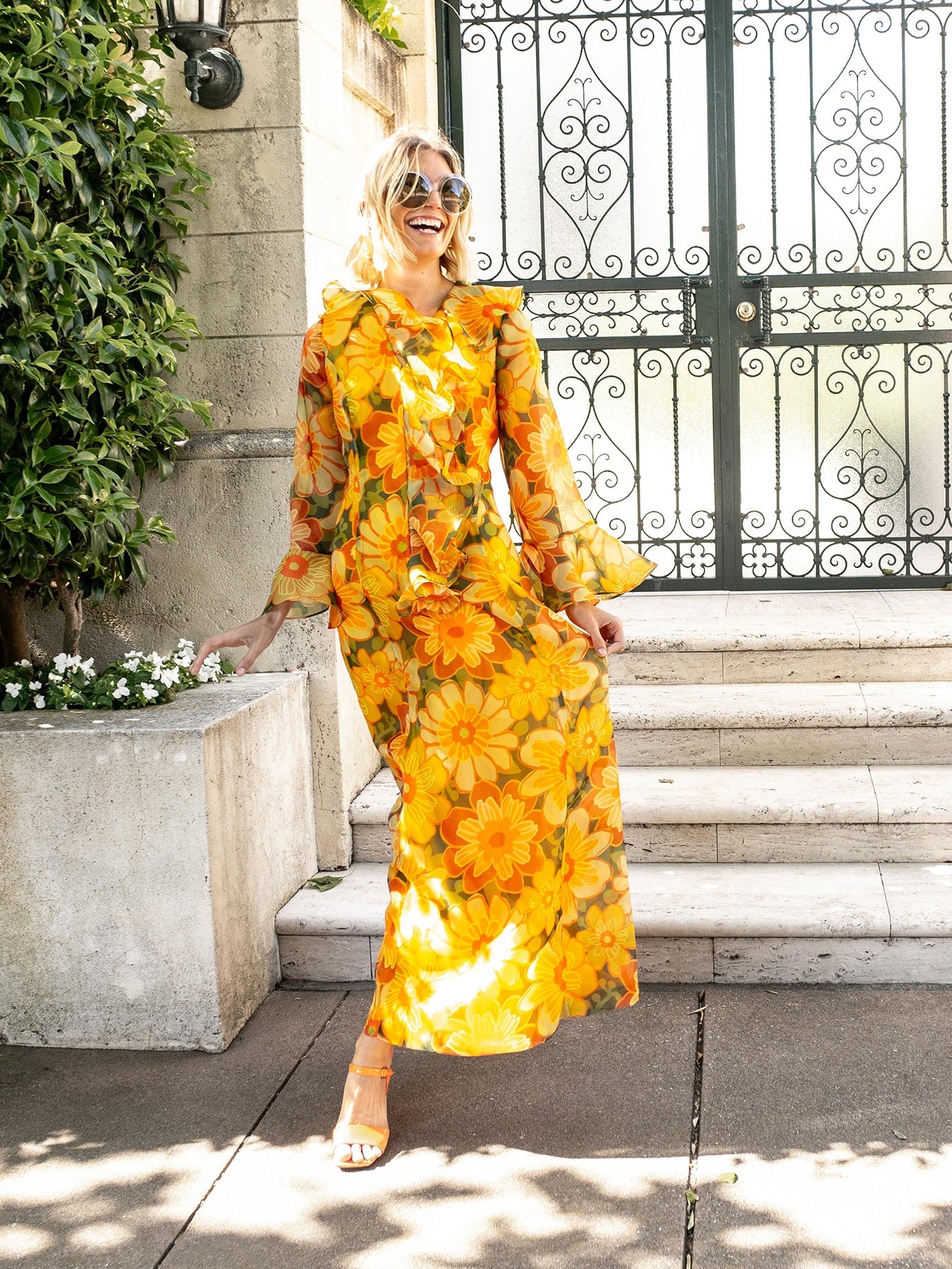 OPHELIA dress Camellia Yellow - Lesley Evers-Dress-Shop-Shop/All Products