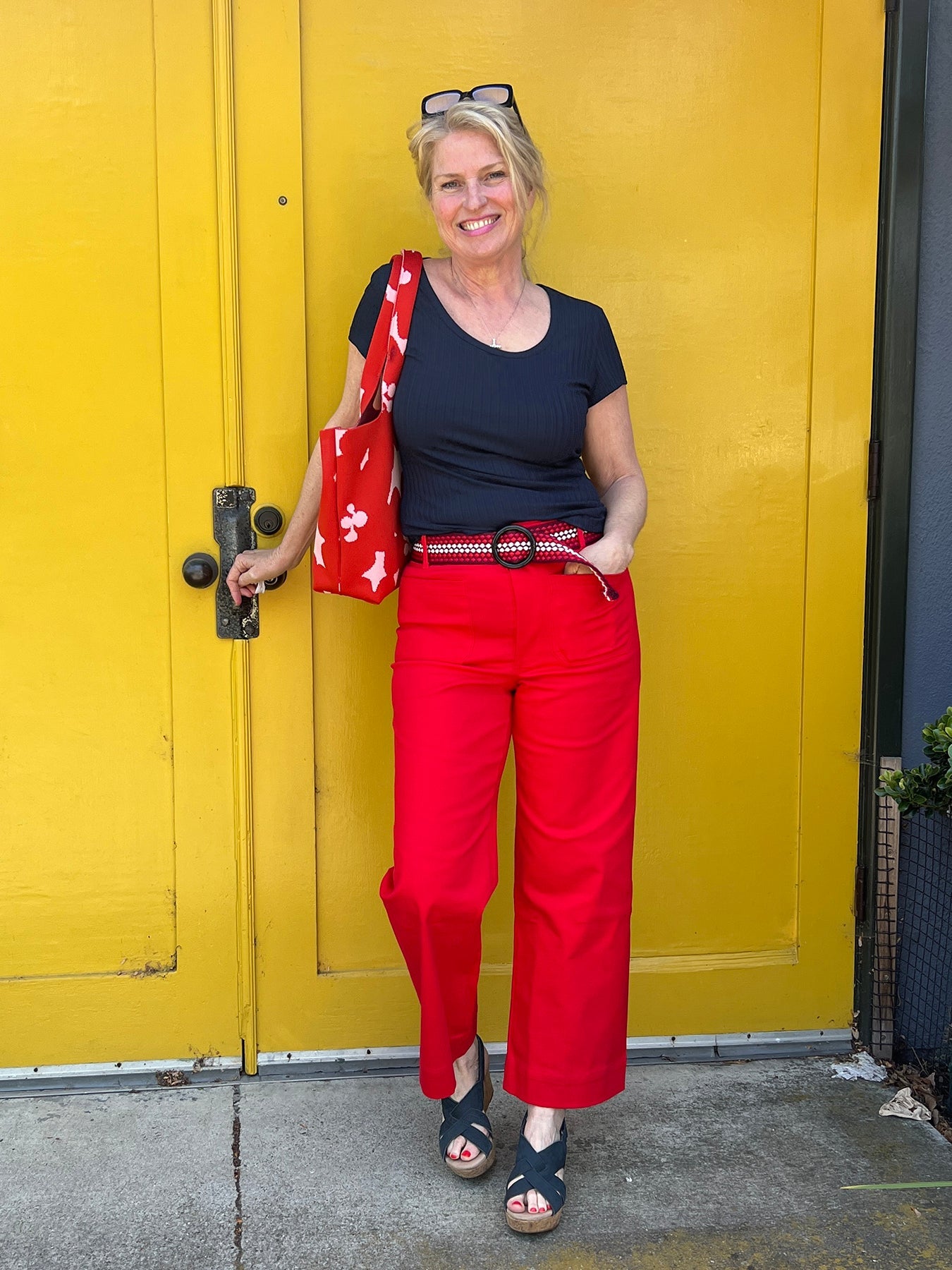 PARKER pant Red - Lesley Evers-dana-dana pant-pant