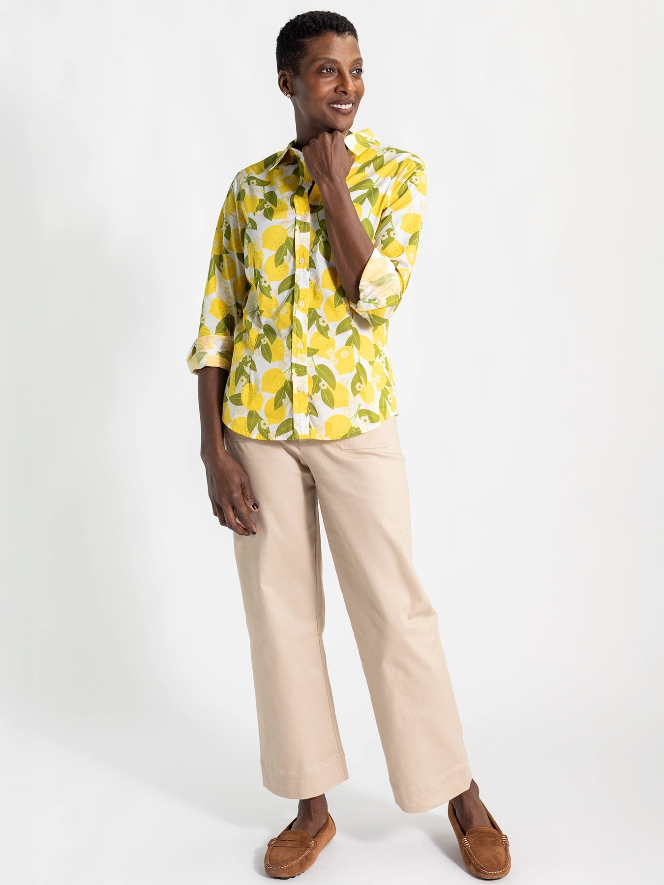 PARKER pant Sand - Lesley Evers - BBQ - pant - Pants