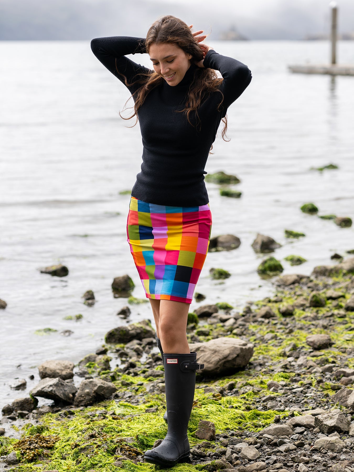 PAULINA turtleneck sweater Black - Lesley Evers - Shop - Shop/All Products - Shop/Separates