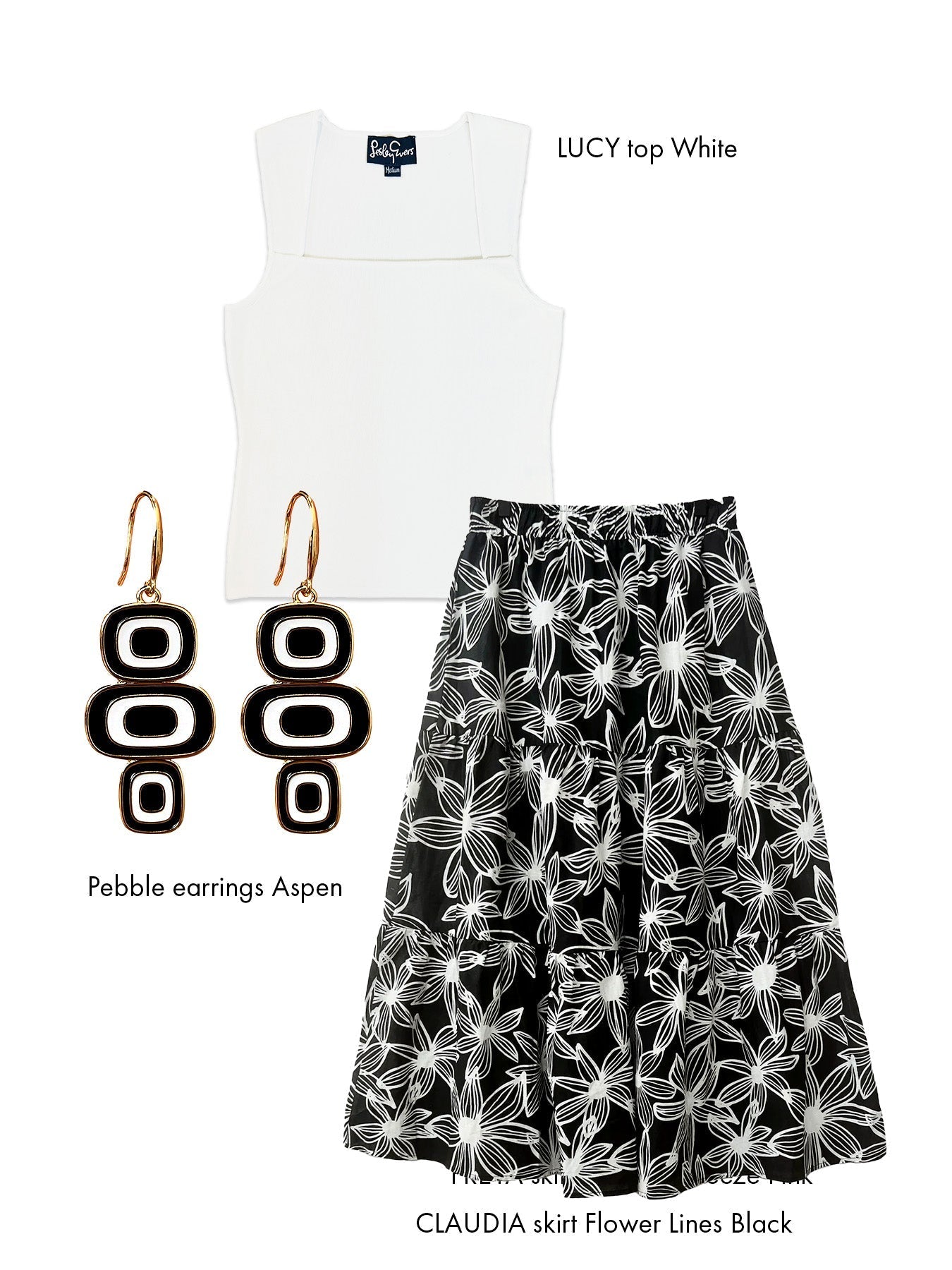 Pebble Earrings Aspen - Lesley Evers - Accessories - accessory - pebble