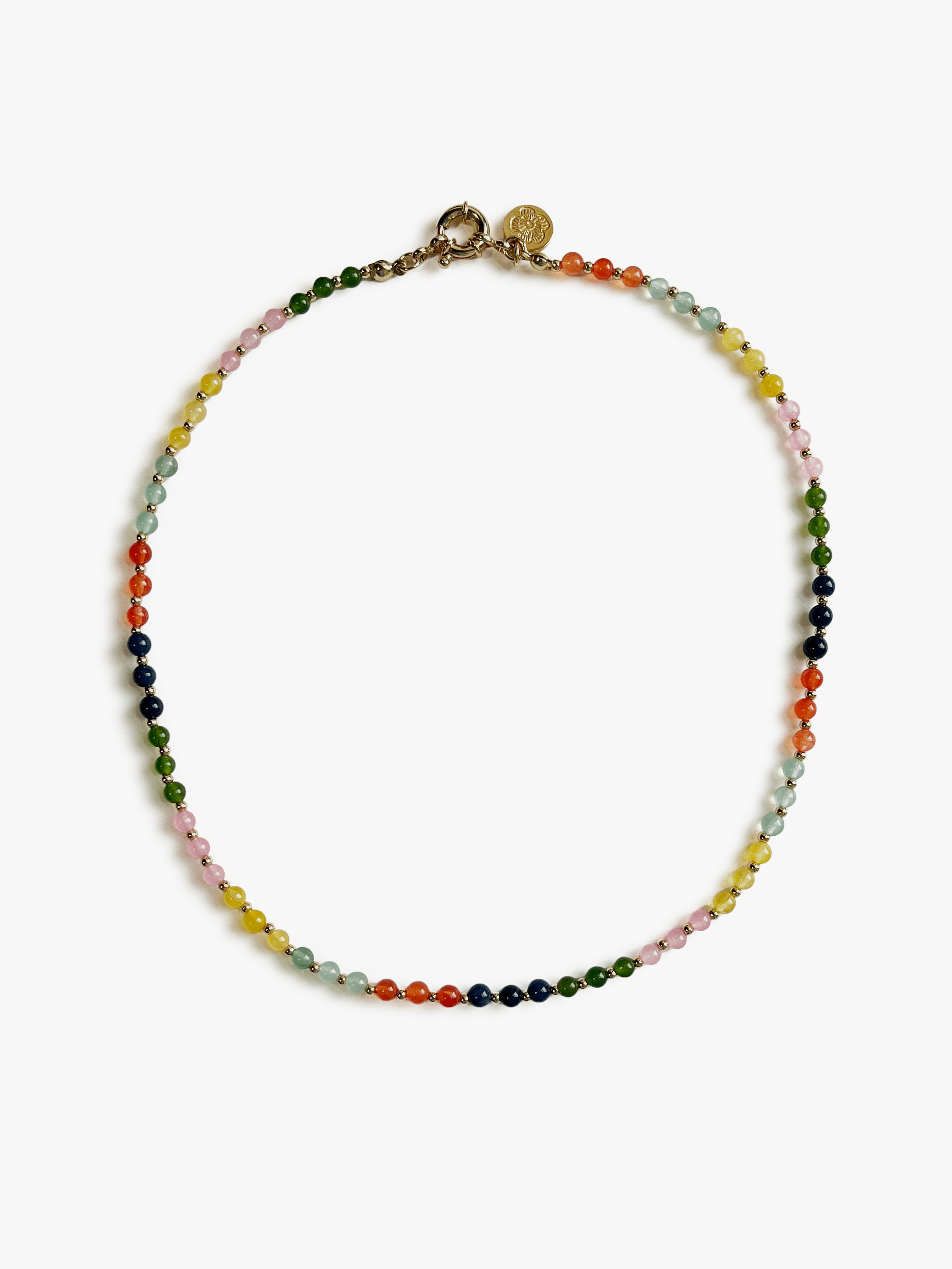 Petite Stone Necklace Posy - Lesley Evers - Accessories - accessory - new