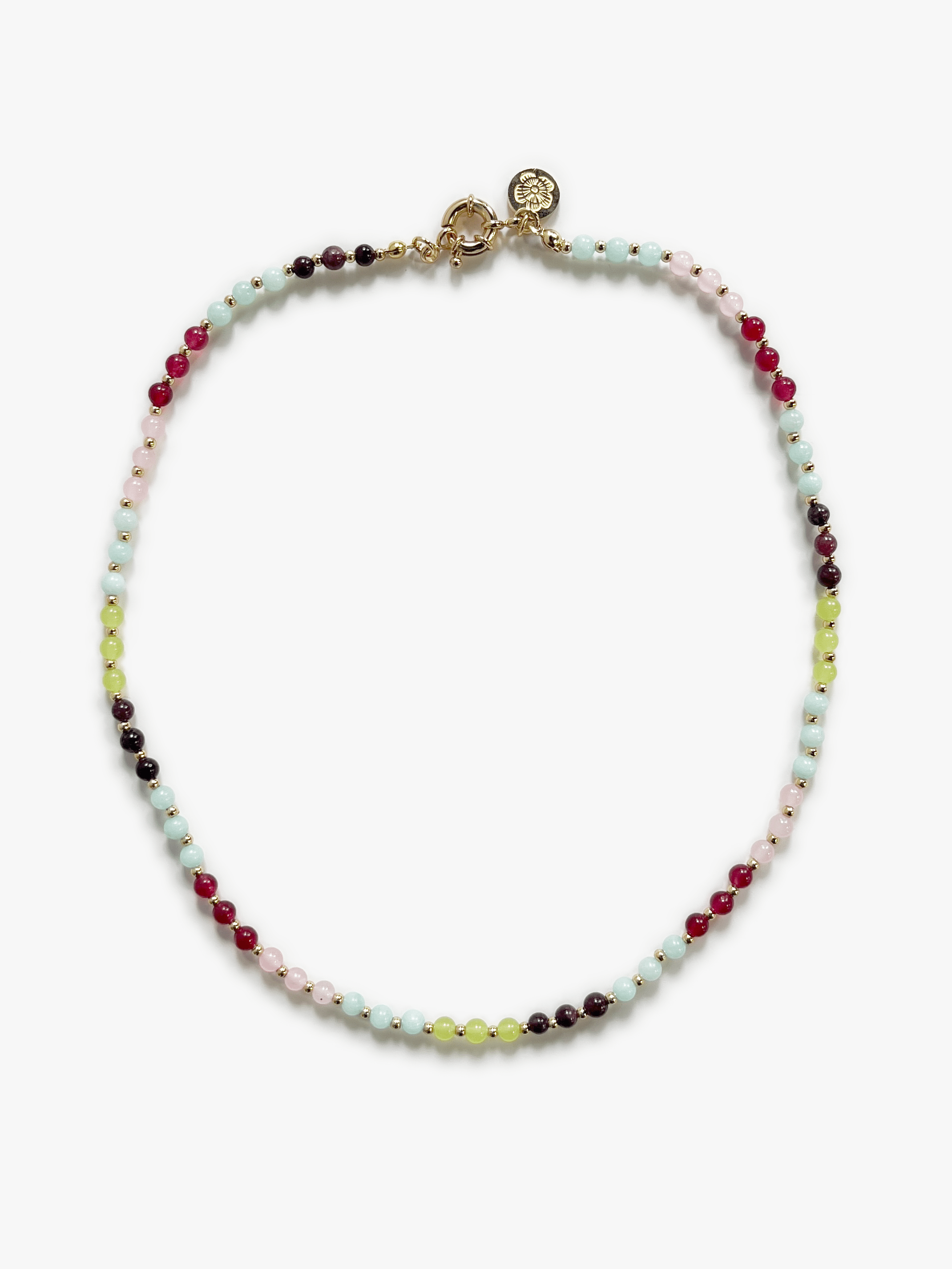 Petite Stone Necklace Verbena - Lesley Evers - Accessories - accessory - new