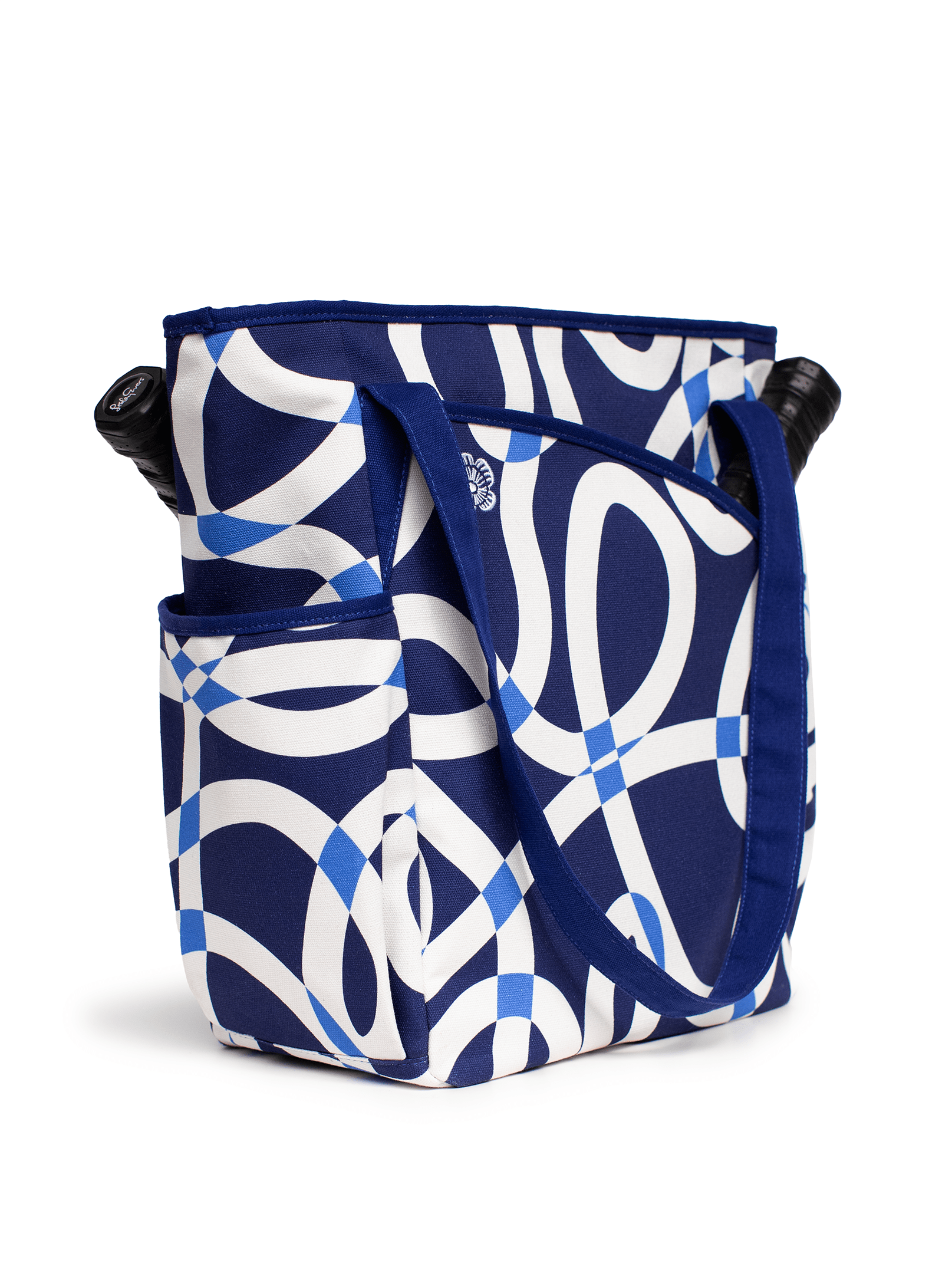 PEYTON tote Blue Ribbon - Lesley Evers - Accessories - Cotton Canvas - Cotton Canvas Tote Bag