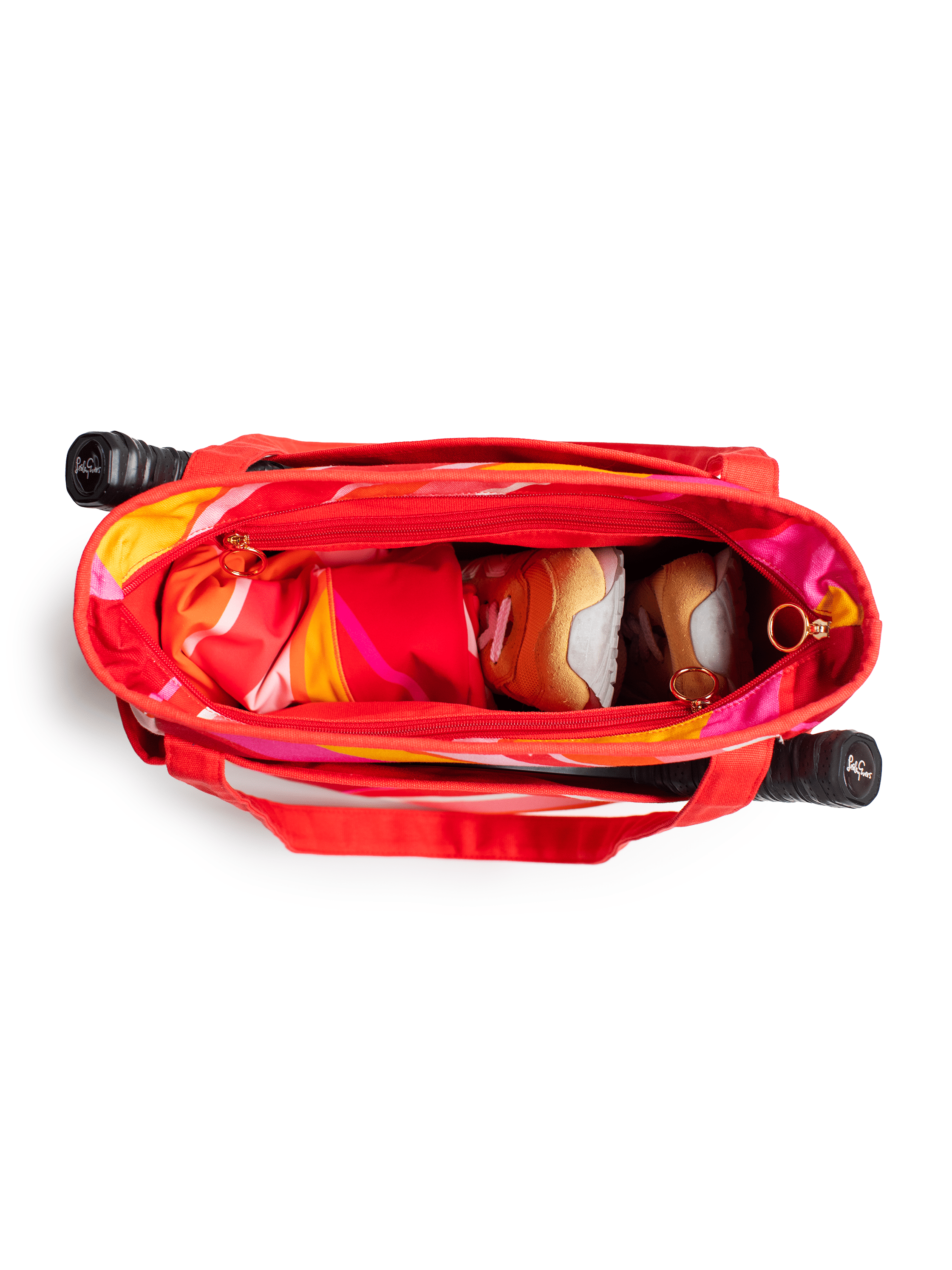 PEYTON tote Pink Wave - Lesley Evers - Accessories - Cotton Canvas - Cotton Canvas Tote Bag