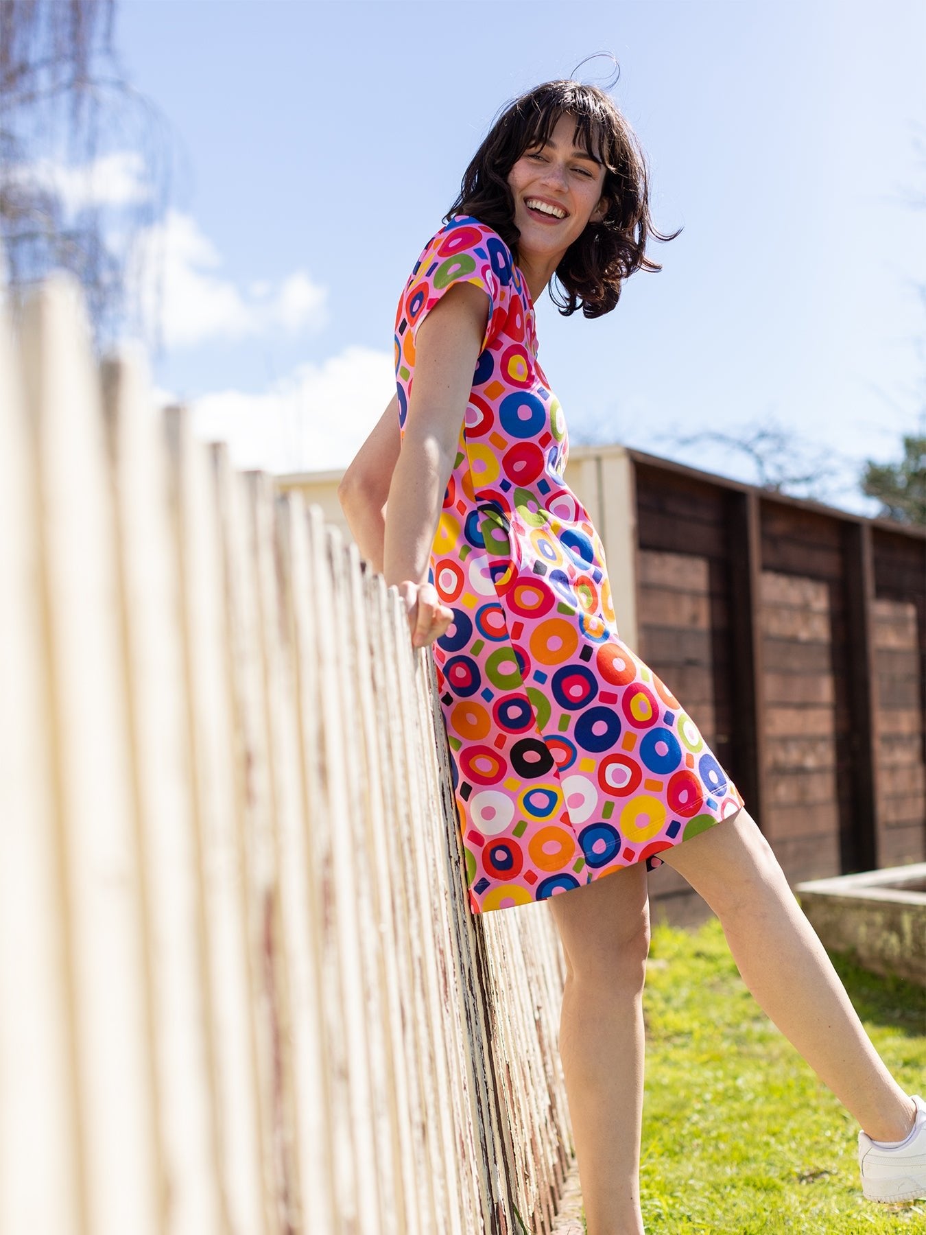 PHOEBE dress Bonbons - Lesley Evers - Dress - nostalgia flower - sale