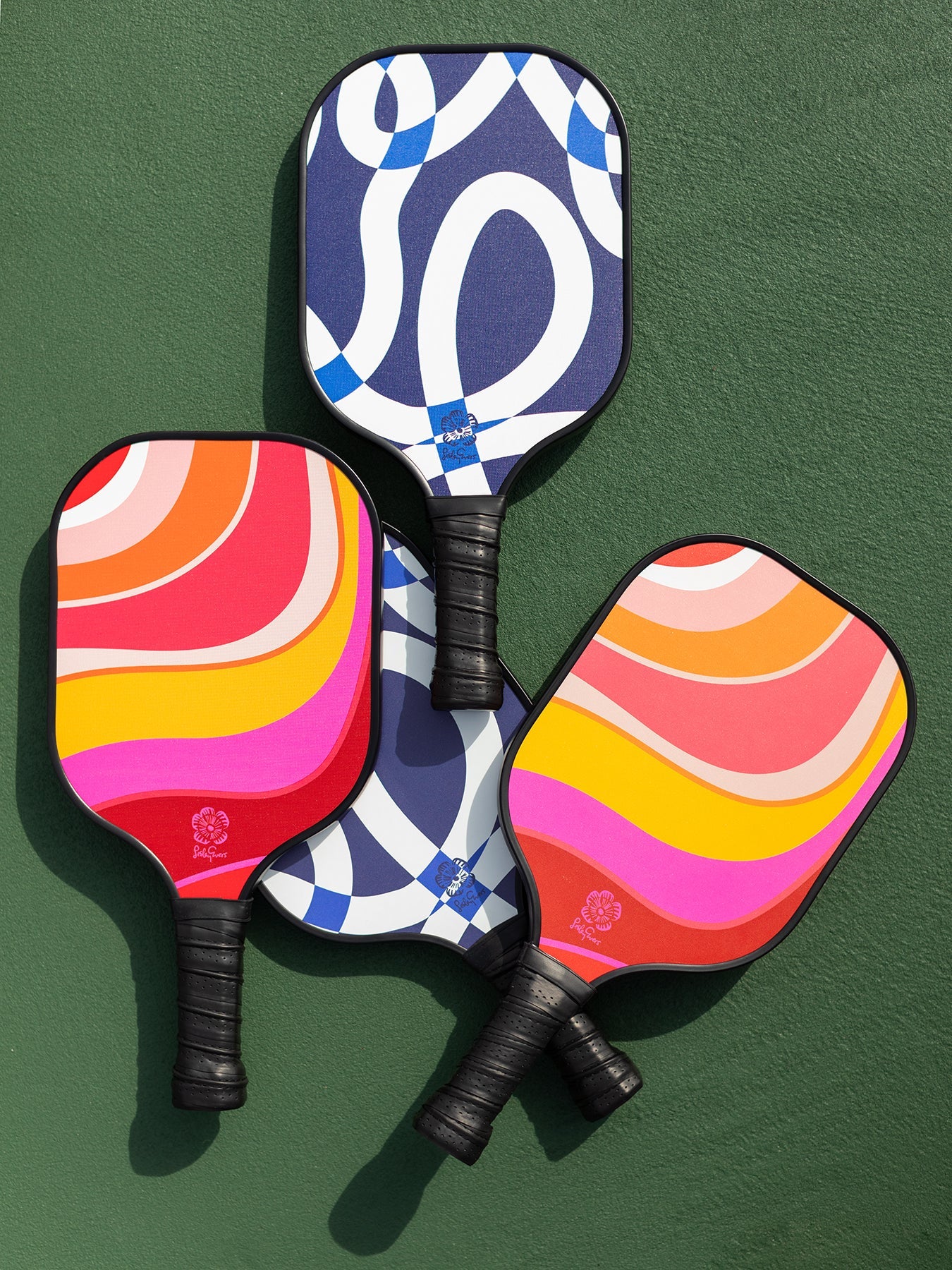 Pickleball Paddles - Lesley Evers - Accessories - Cotton Canvas - Cotton Canvas Tote Bag