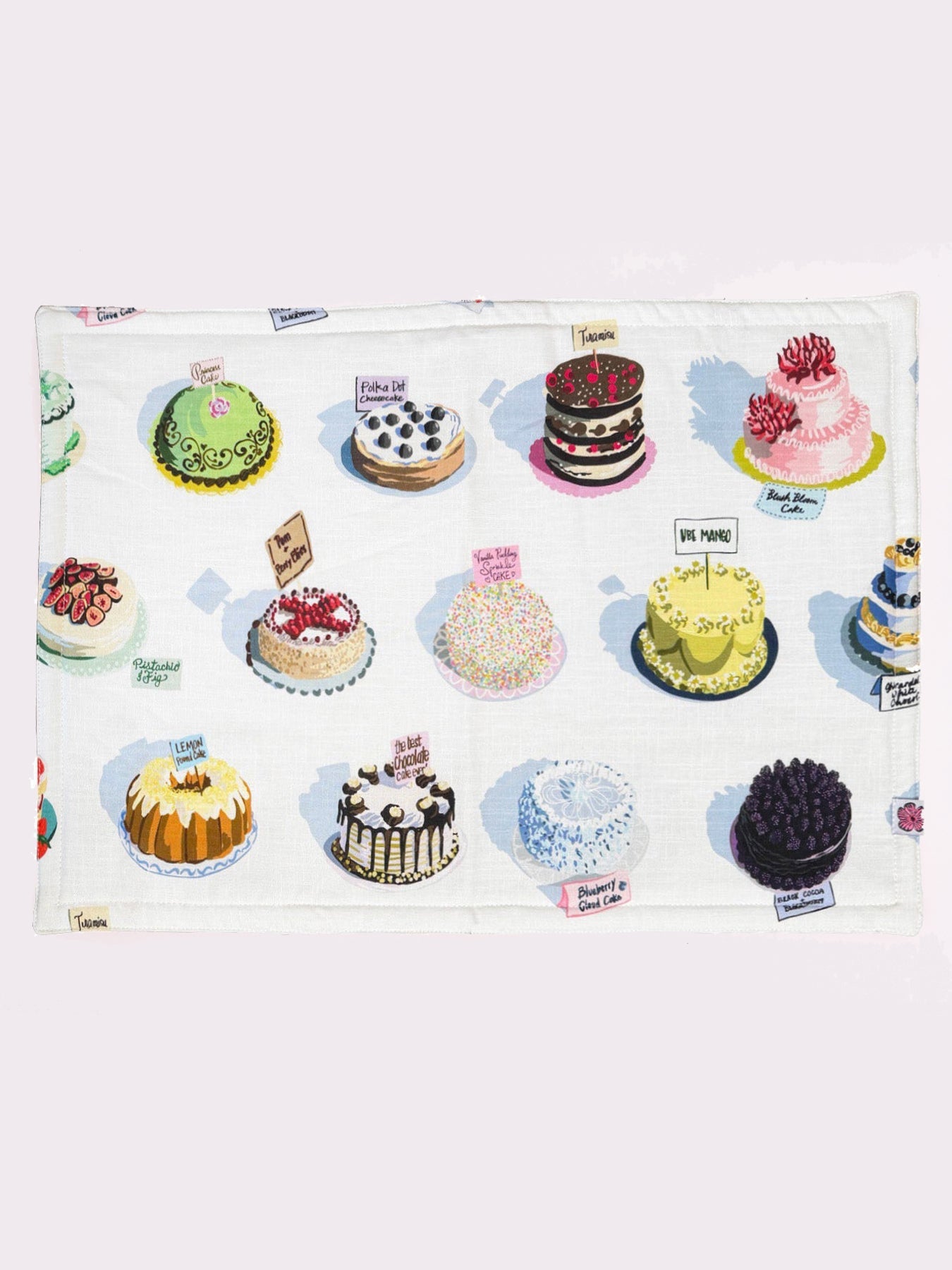 PLACEMATS set of 4 Cakes - Lesley Evers-bird-birds-Giftable