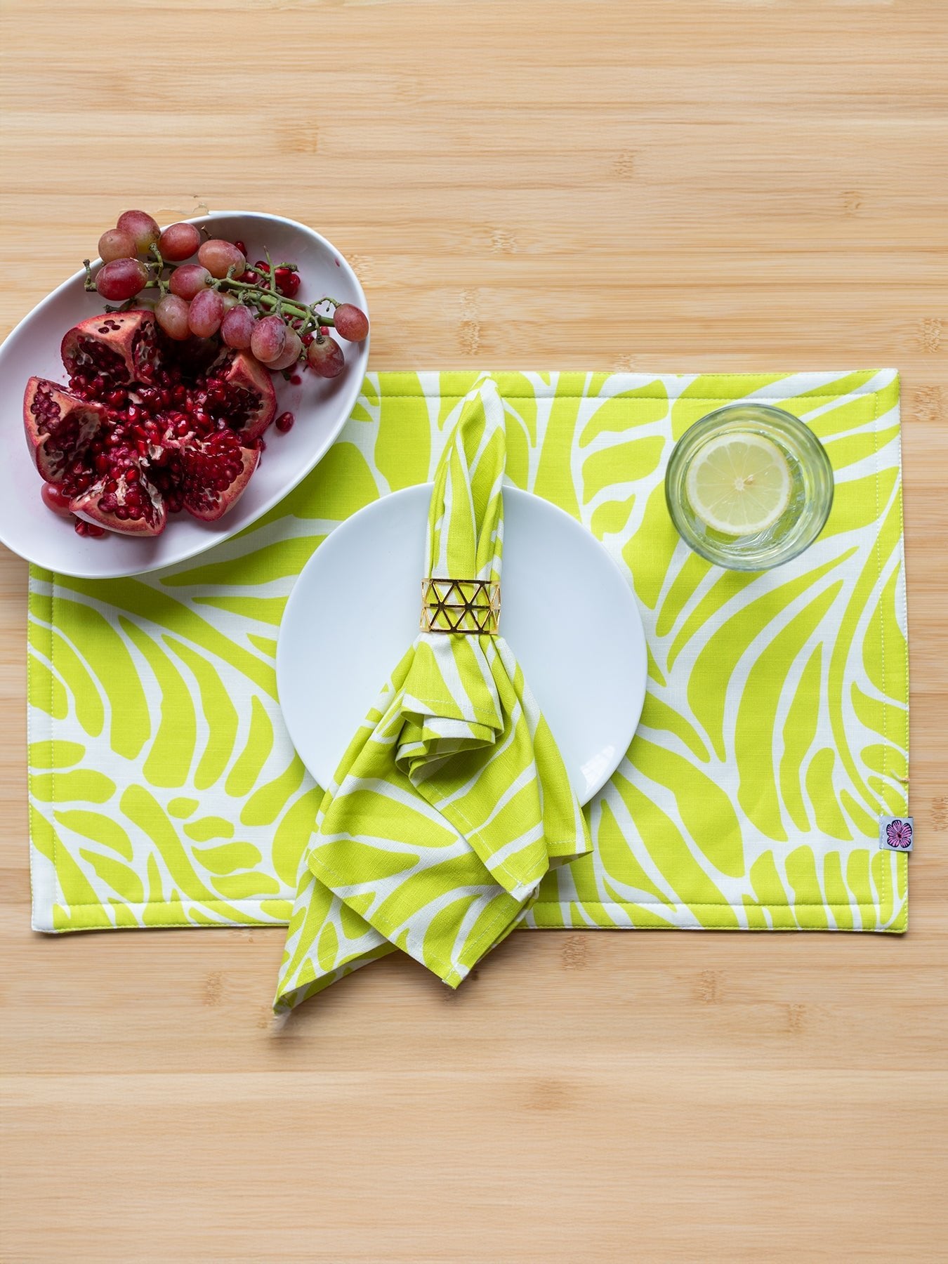 PLACEMATS set of 4 Frond - Lesley Evers - Giftable - gifts under $50 - gifts under $75