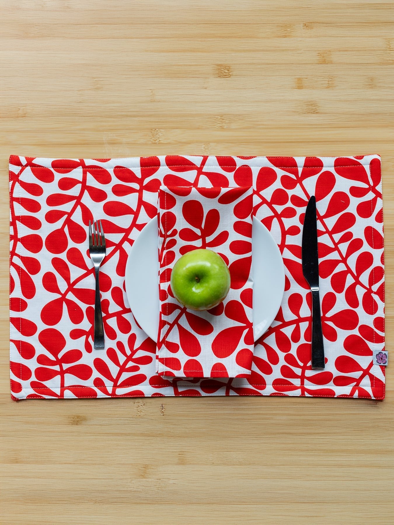 PLACEMATS set of 4 Red Fern - Lesley Evers - Giftable - gifts under $50 - gifts under $75