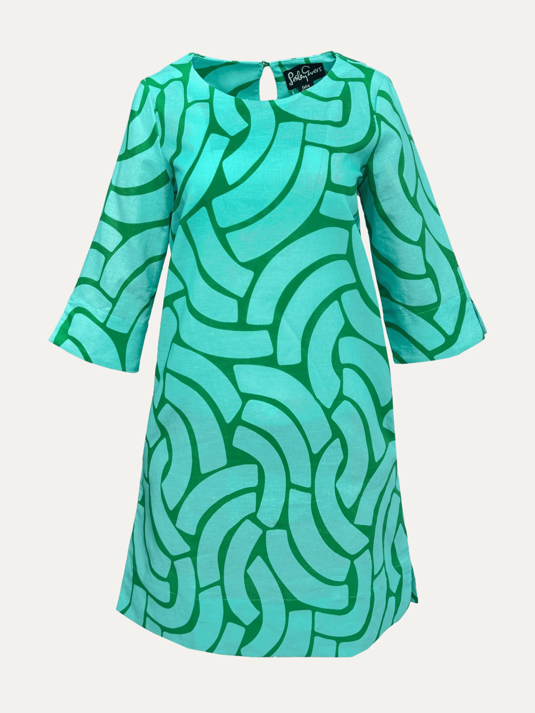 RACHEL dress Swoops Green - Lesley Evers-new-rachel-service_blocked