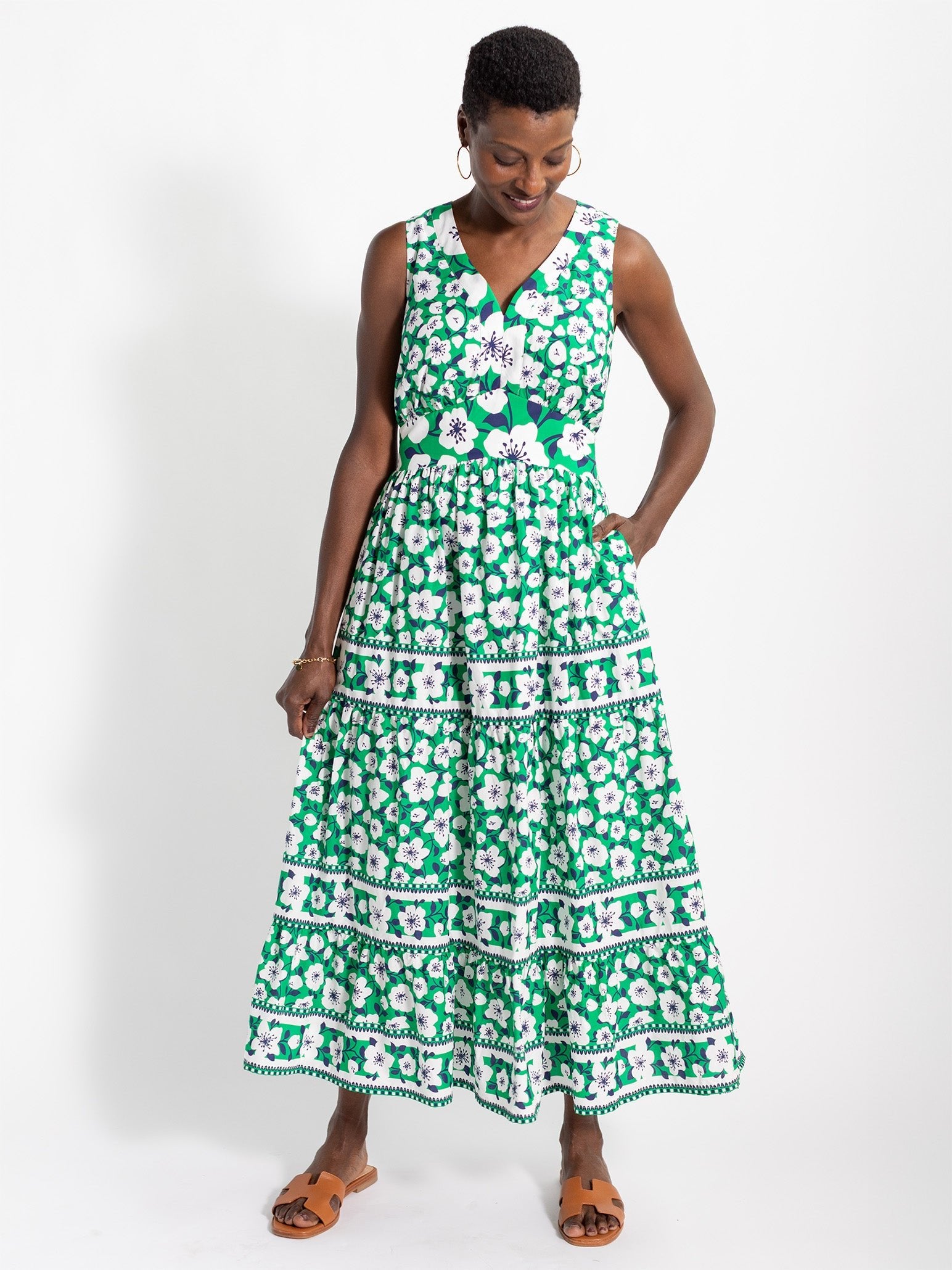 REBECCA dress Garden Wall Green - Lesley Evers - dress - easter dress - new