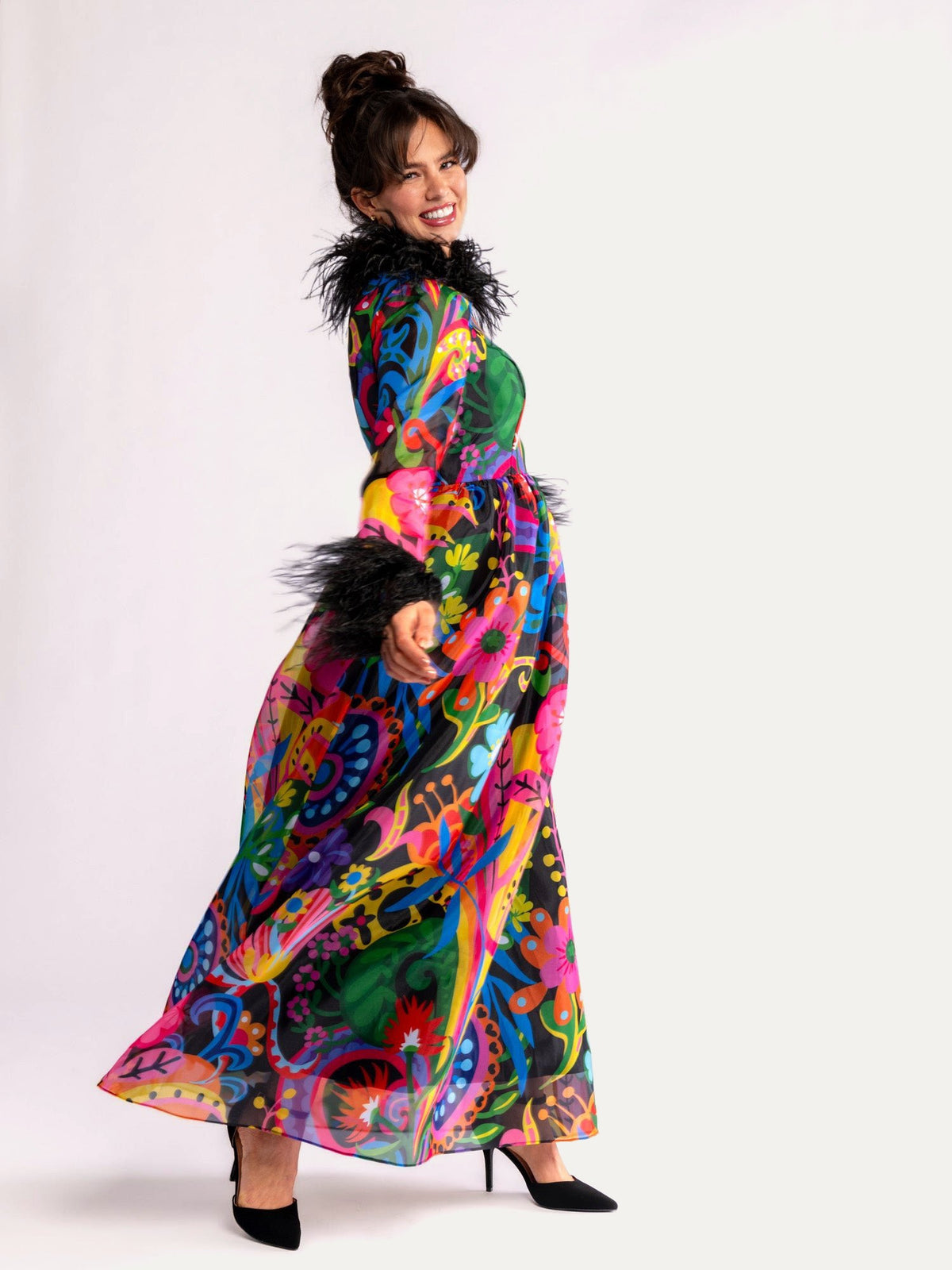 REGINA dress Bonanza - Lesley Evers-bonanza-bonanza multi-Dress