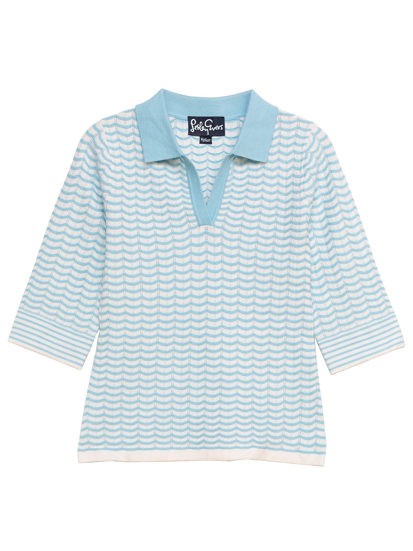 REMI knit top Light Blue - Lesley Evers - knit - knitwear - new