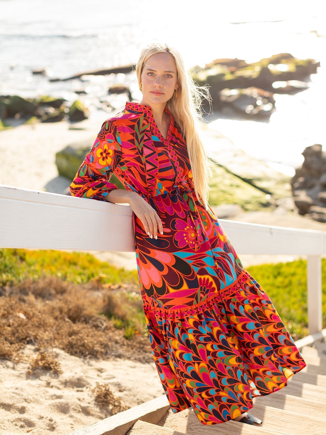 RENE dress Shakalaka Orange - Lesley Evers - Dress - shackalacka - shaka laka