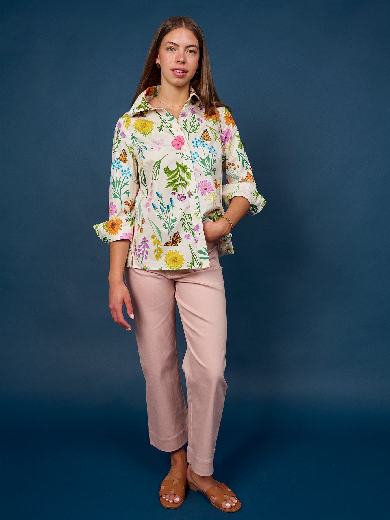 ROBIN blouse Prairie Posy - Lesley Evers-Best Seller-erika-new