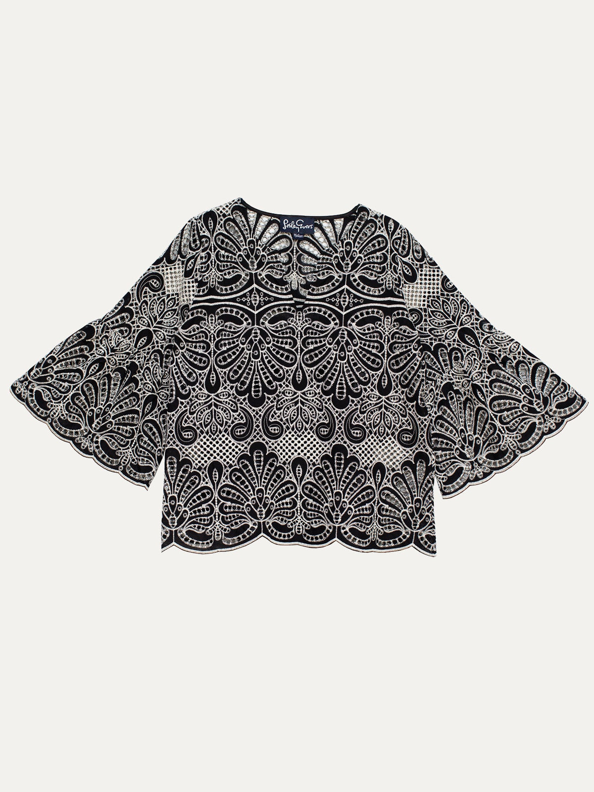 ROSALIE blouse Black Eyelet - Lesley Evers-service_blocked-Shop-Shop/All Products